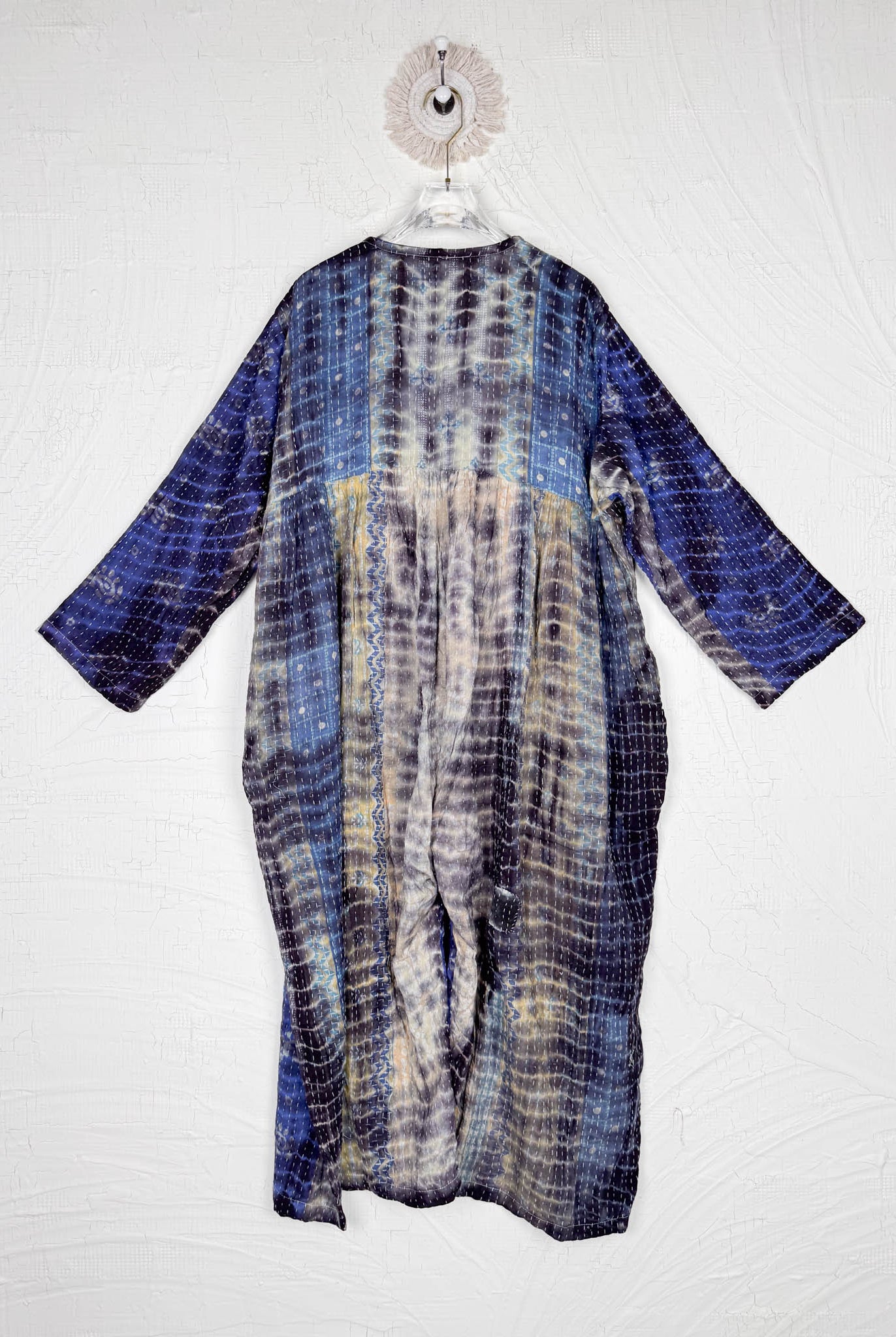 kantha tie-dye cropped leg jumpsuit - Love Protect Sustain