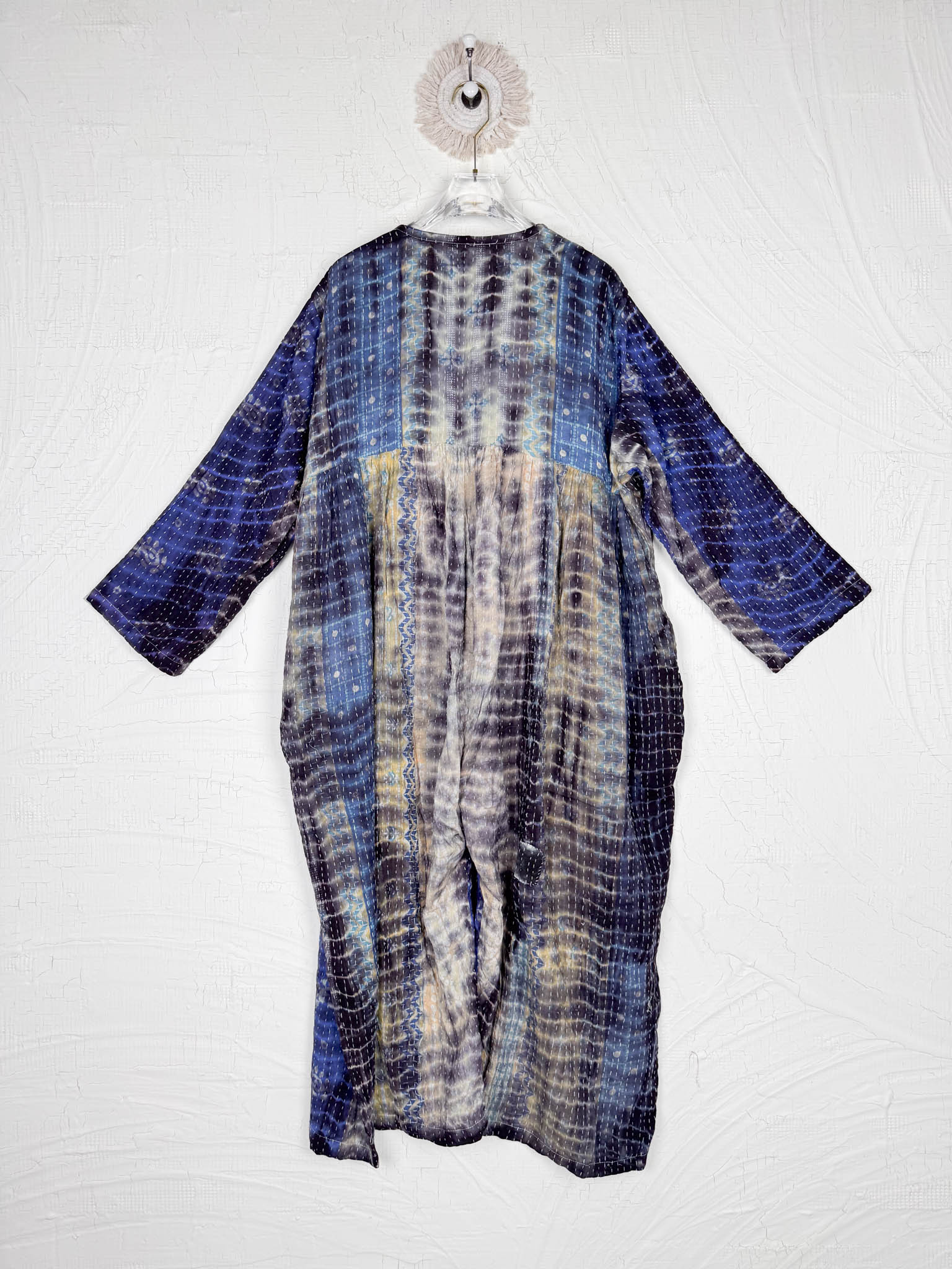 kantha tie-dye cropped leg jumpsuit - Love Protect Sustain