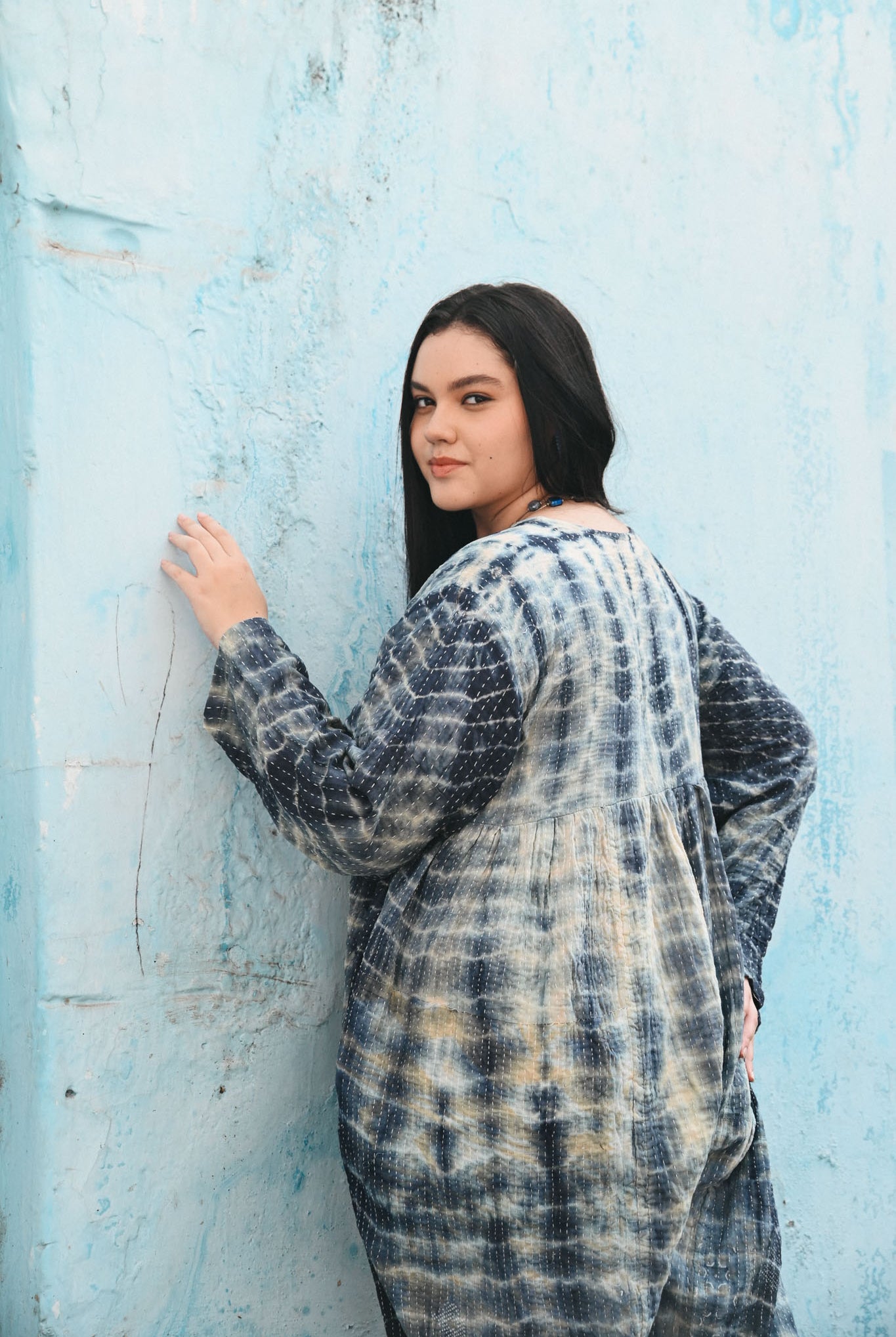 kantha tie-dye jumpsuit - Love Protect Sustain