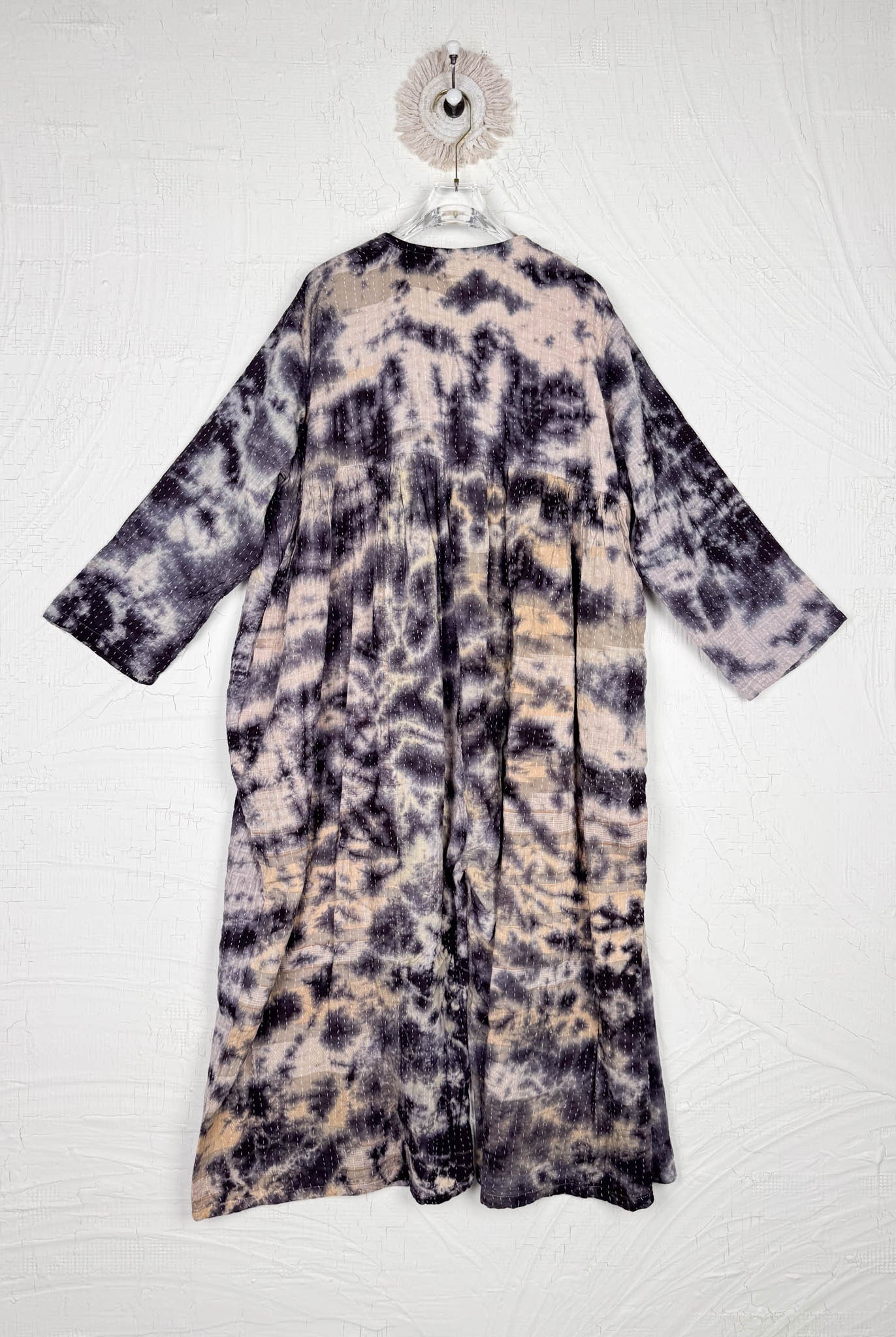 kantha tie dye cropped leg jumpsuit - Love Protect Sustain