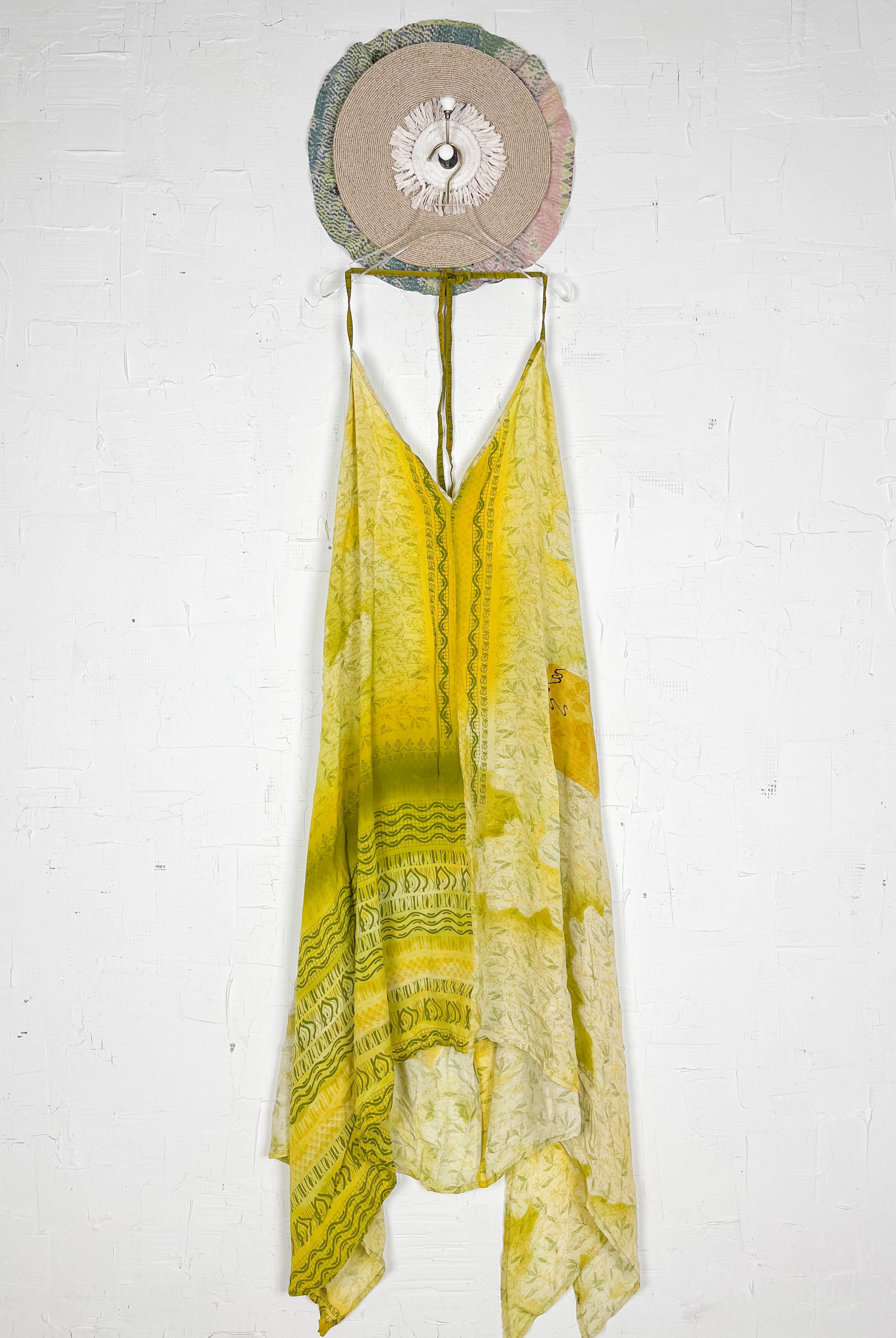 light green silk dress - Love Protect Sustain