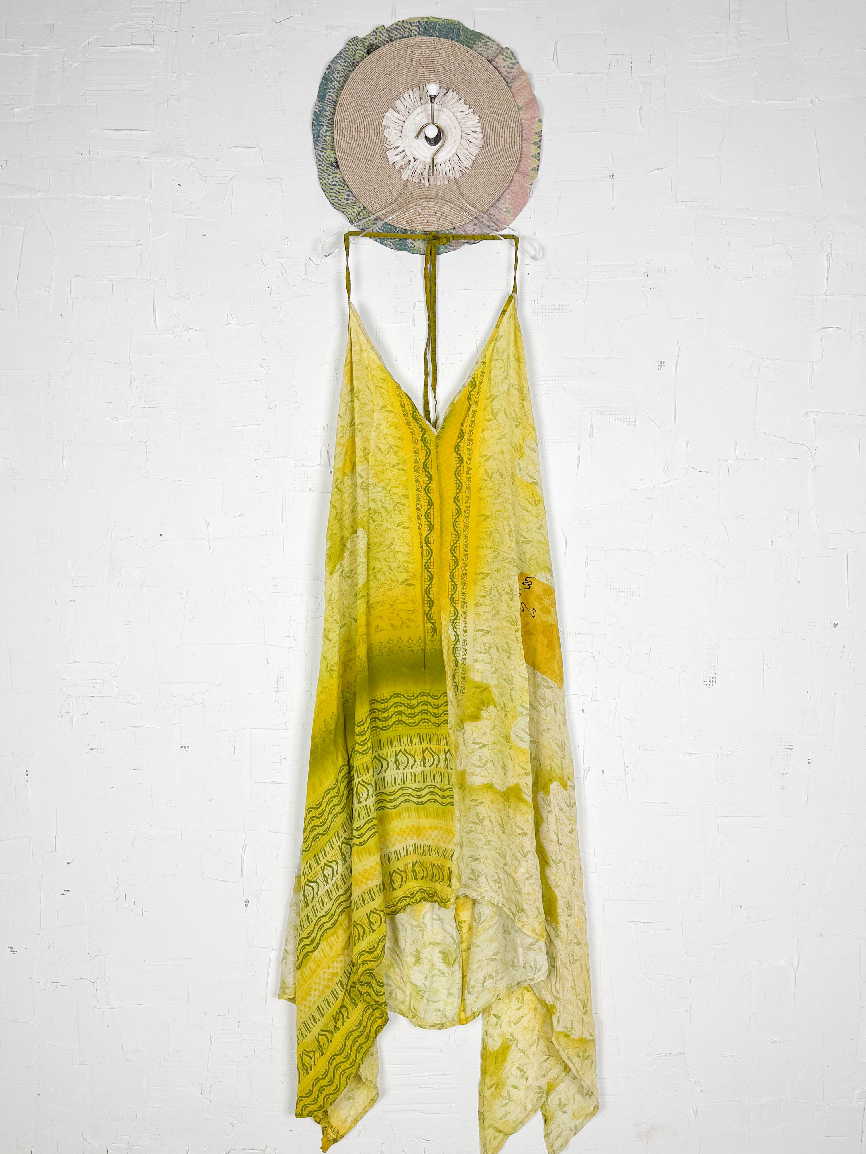 light green silk dress - Love Protect Sustain