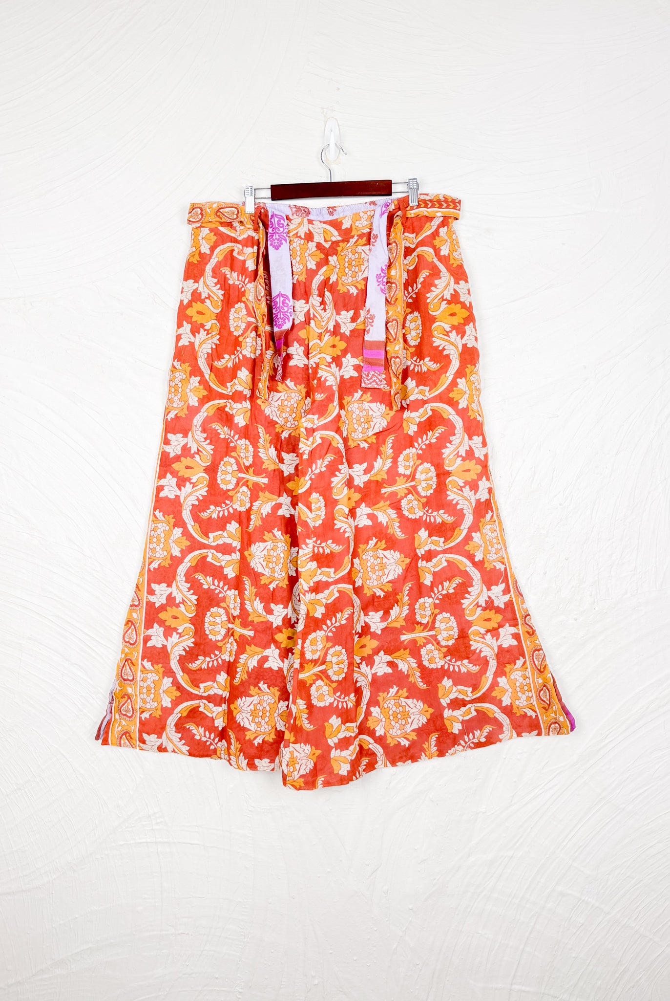 orange boho pants - Love Protect Sustain