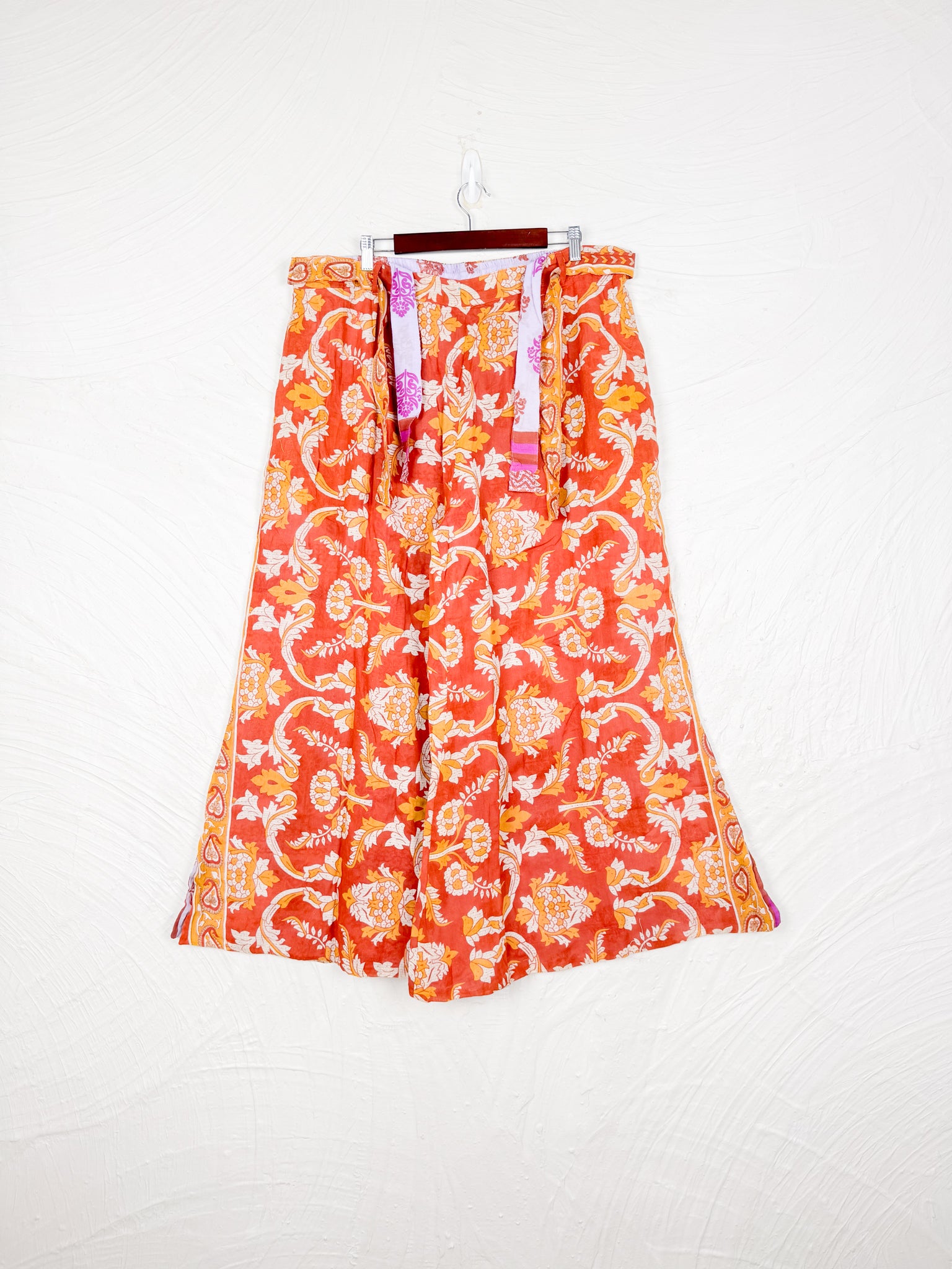 orange boho pants - Love Protect Sustain