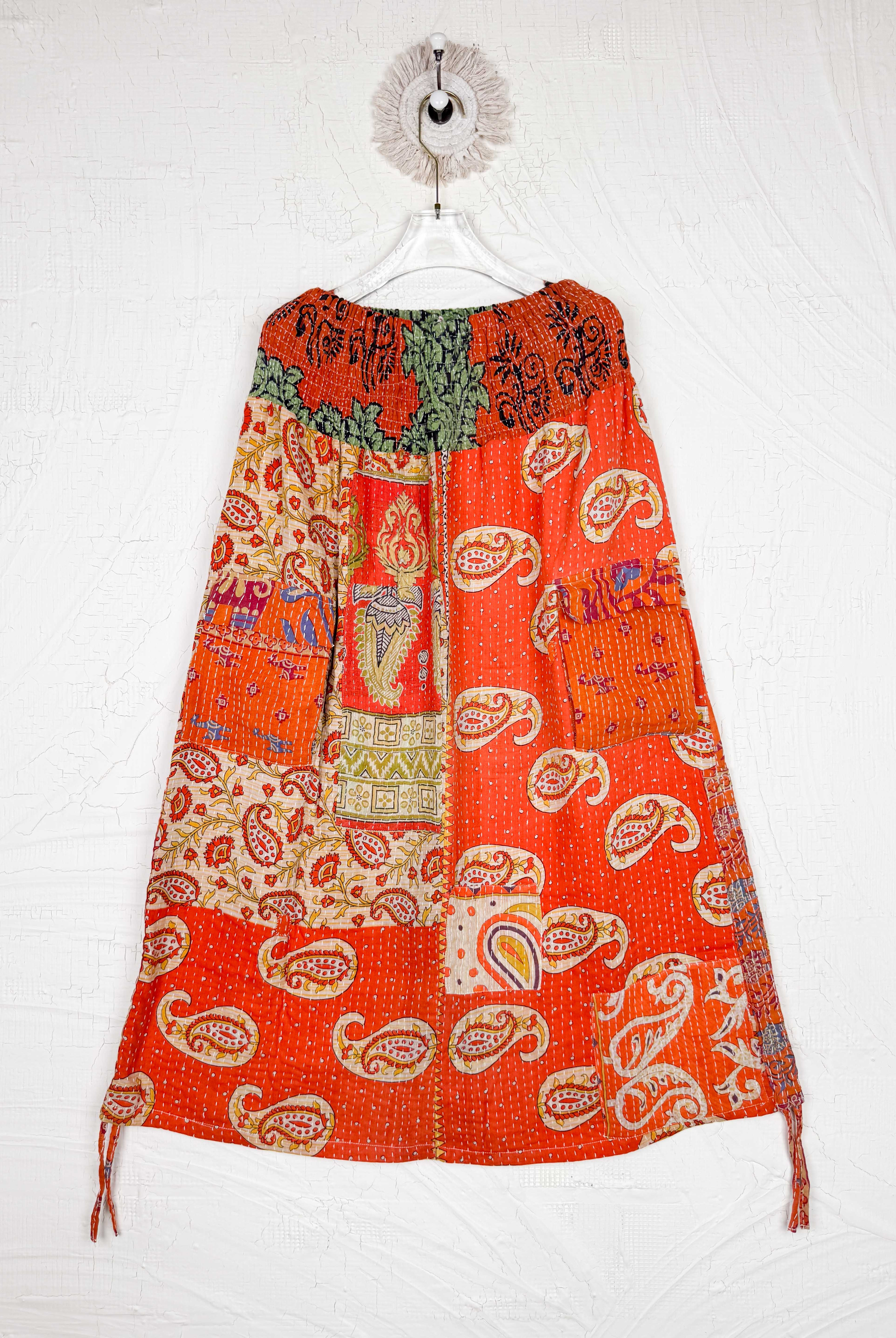 orange kantha - Love Protect Sustain