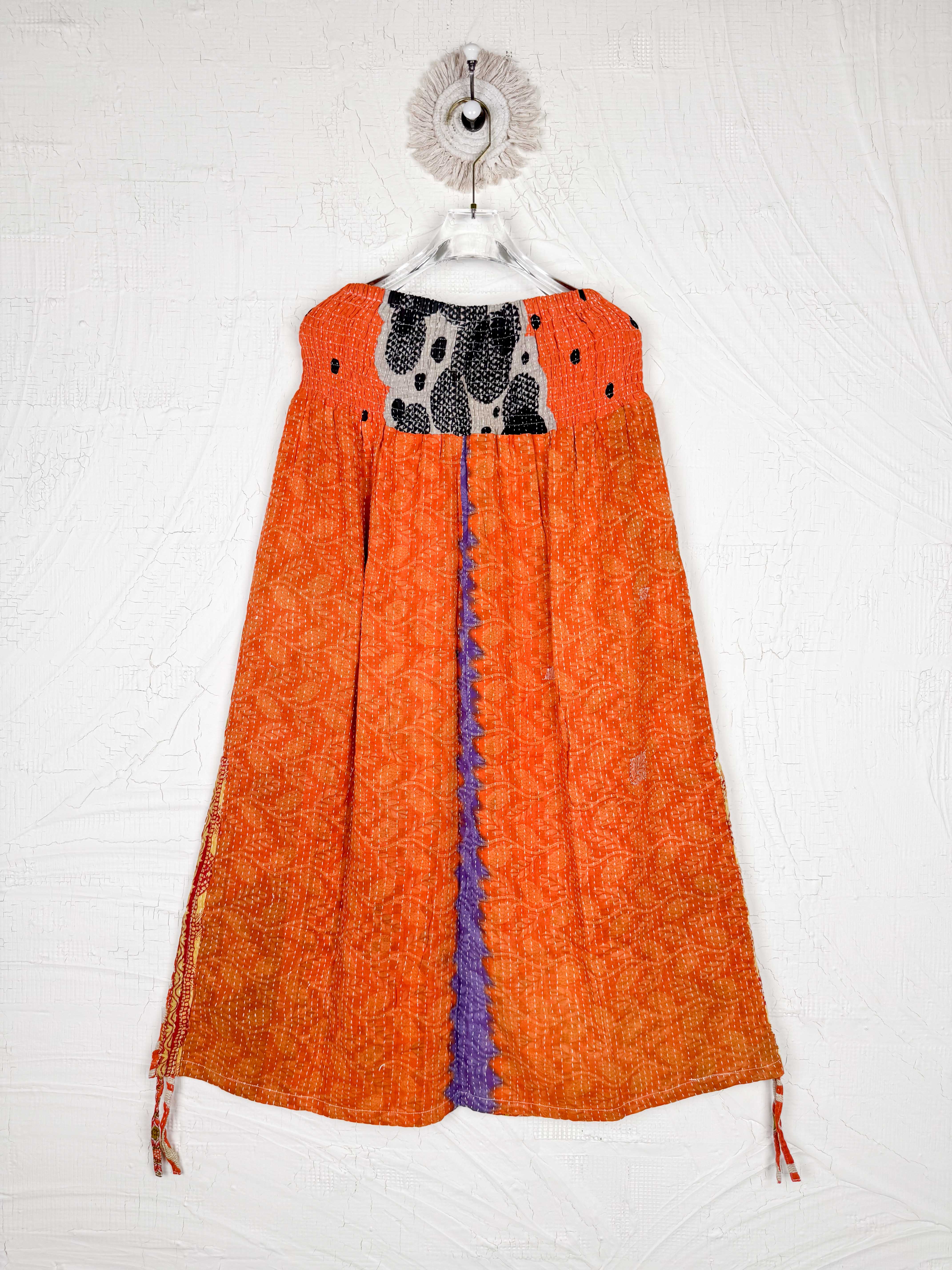 orange kanthga skirt - Love Protect Sustain