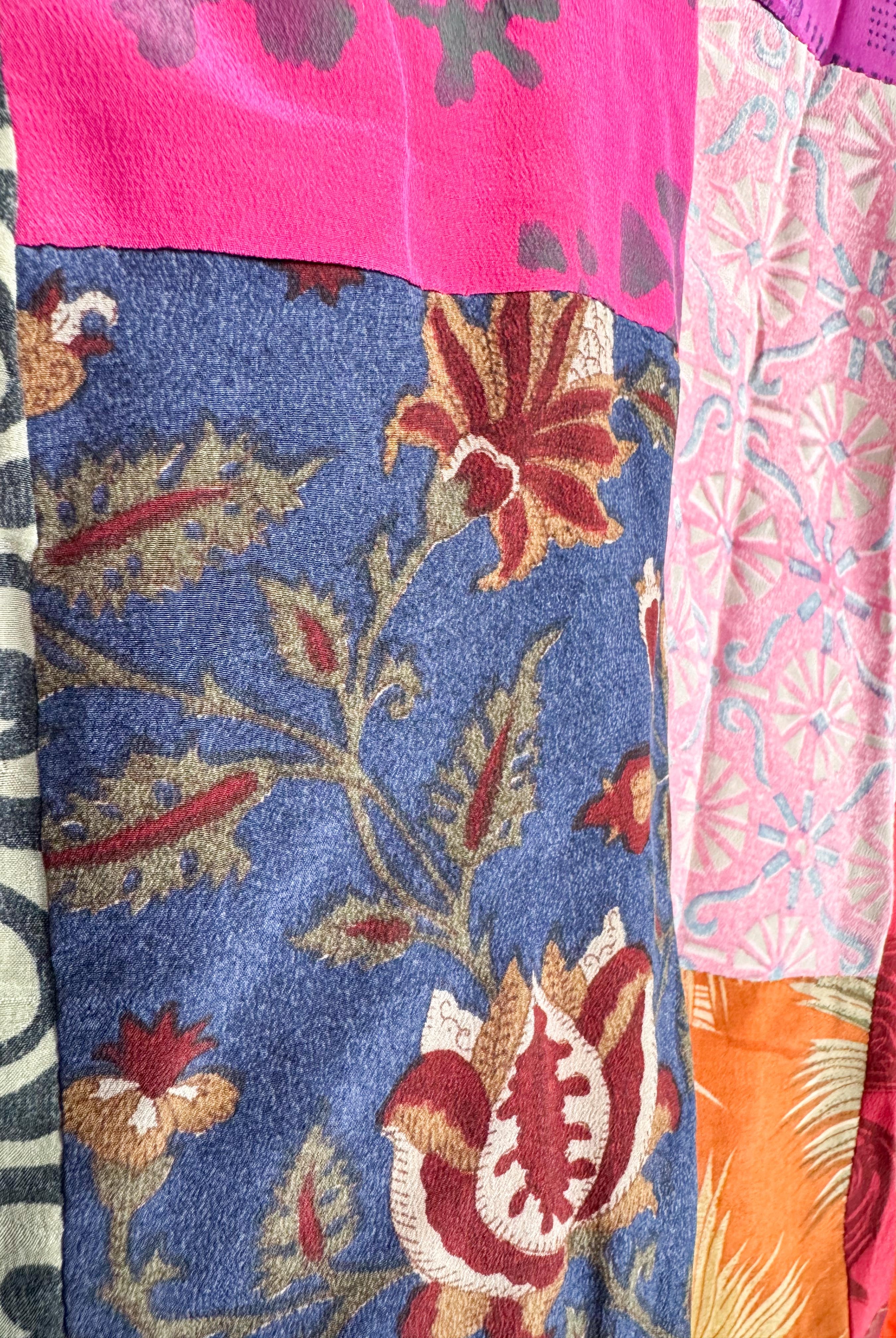 patchwork bohemian jumpsuit women - Love Protect Sustain