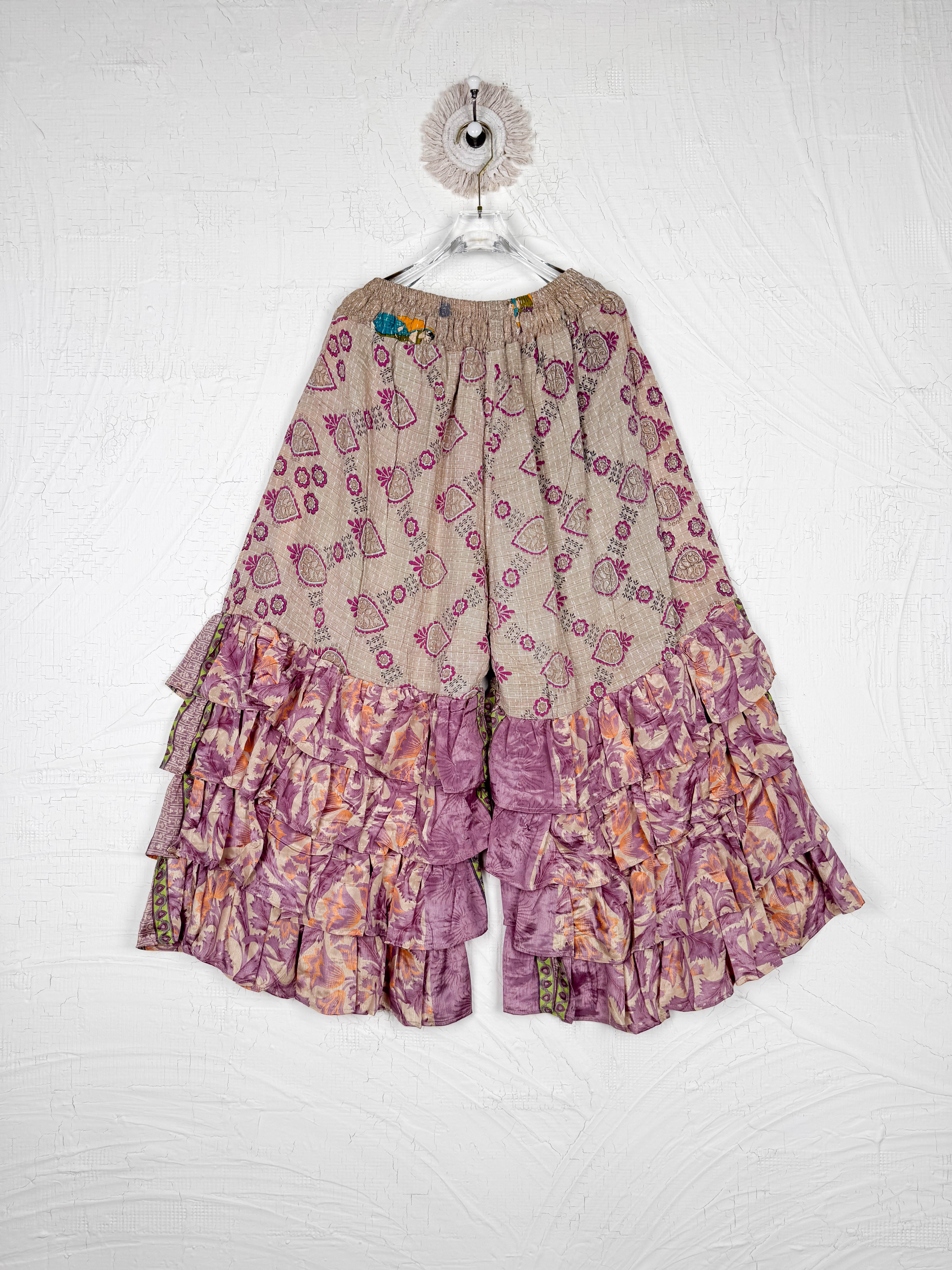 patchwork bohemian pants - Love Protect Sustain