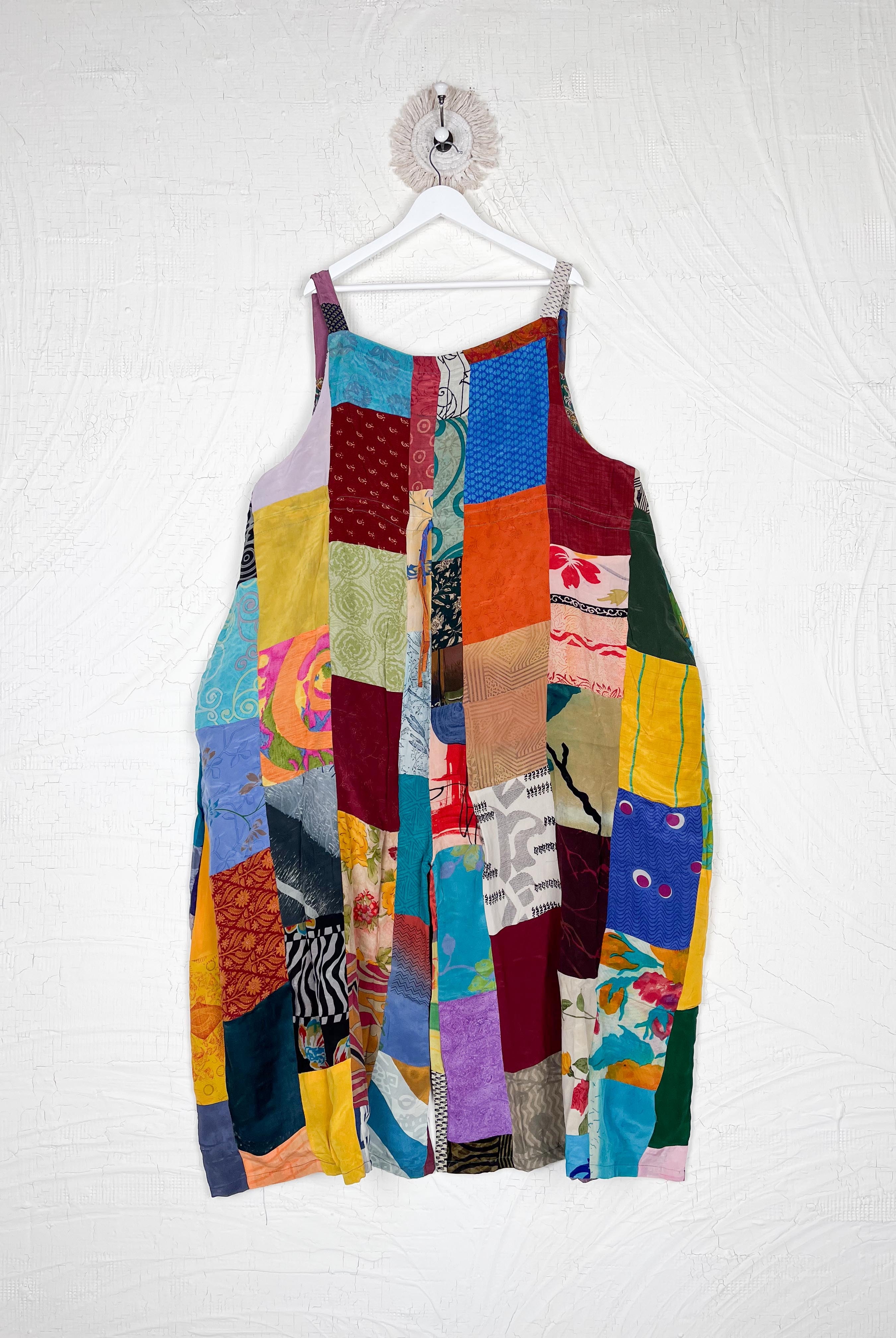 patchwork jumpsuit US - Love Protect Sustain