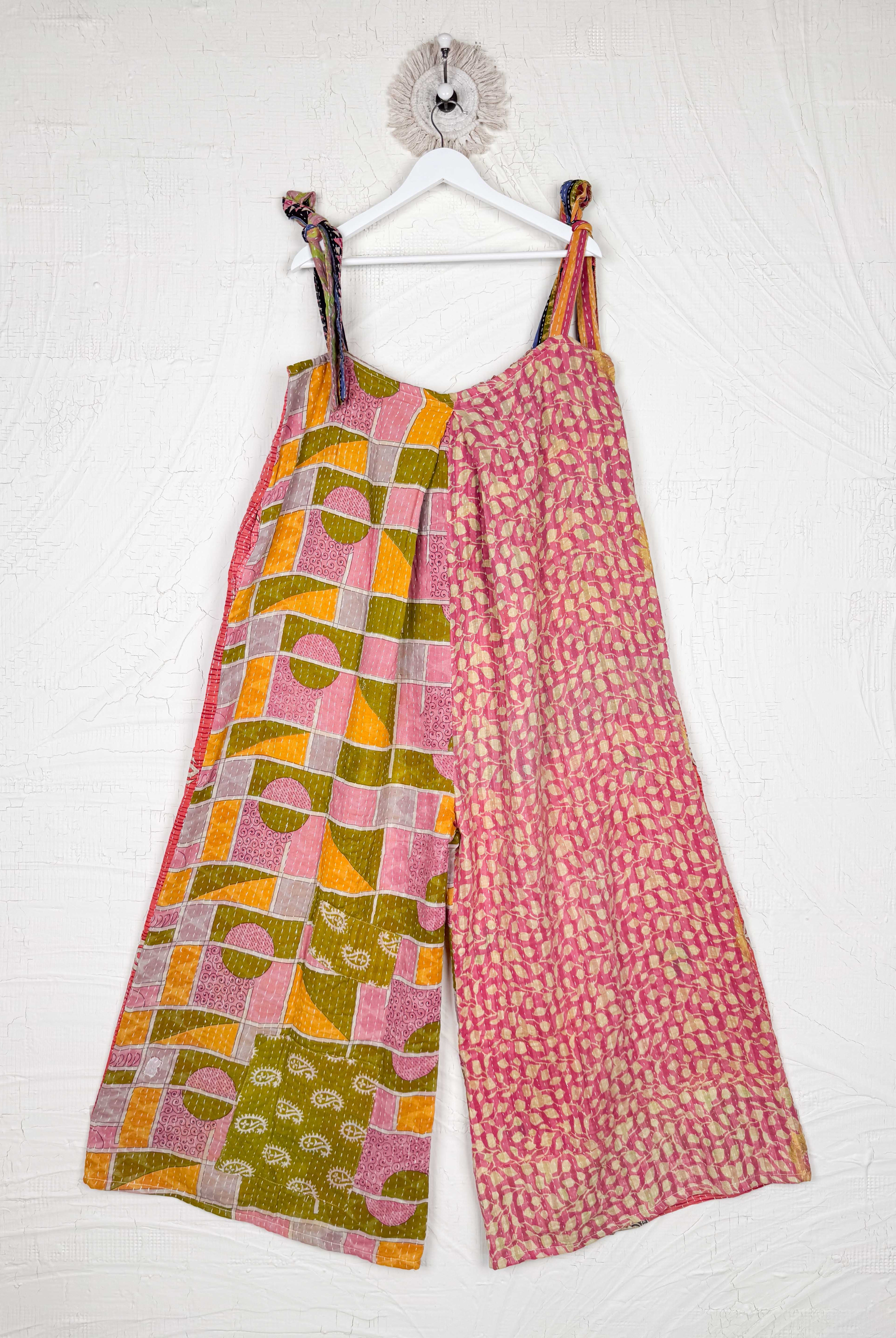 picknic women kantha jumpsuit - Love Protect Sustain