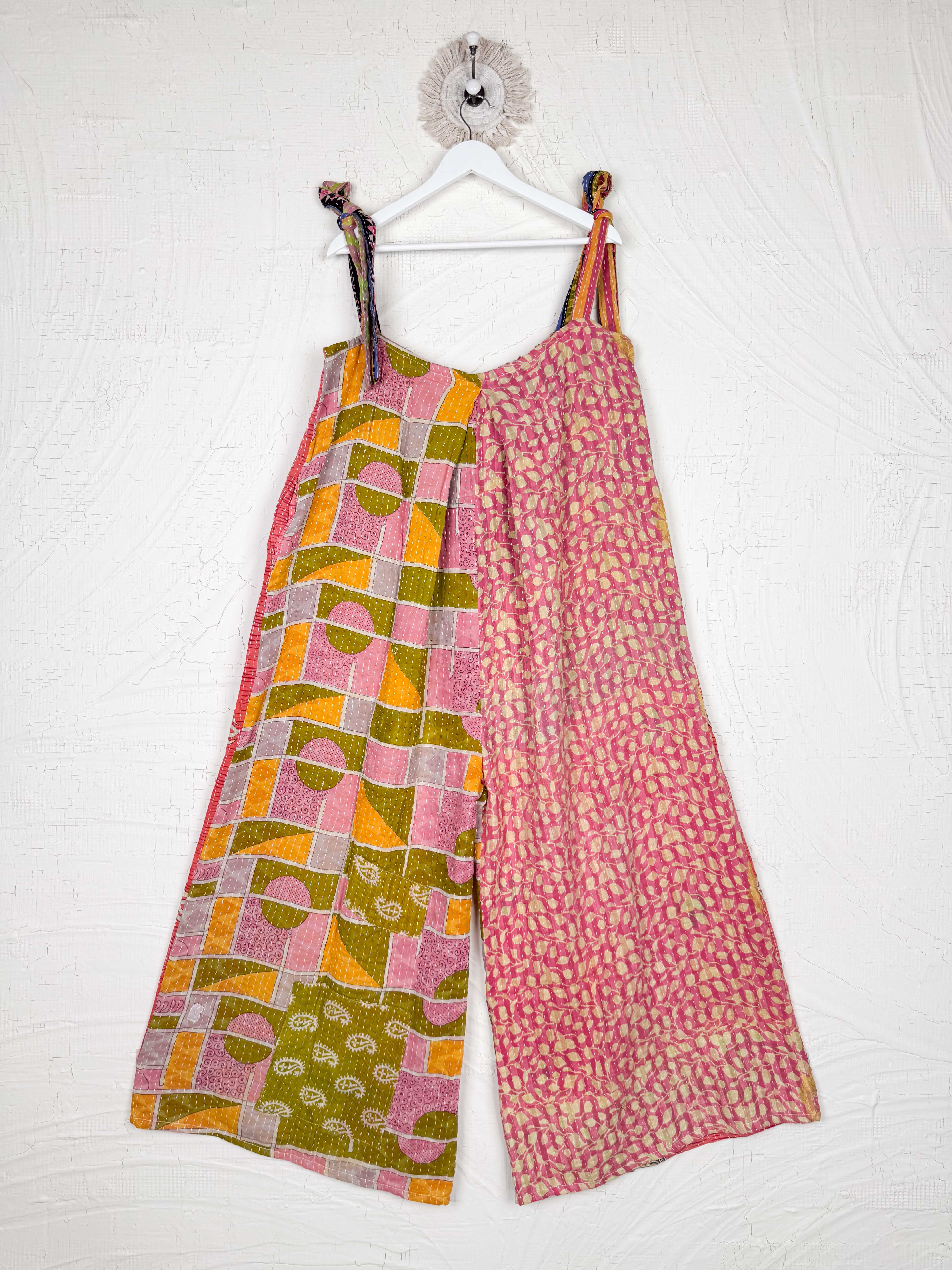 picknic women kantha jumpsuit - Love Protect Sustain