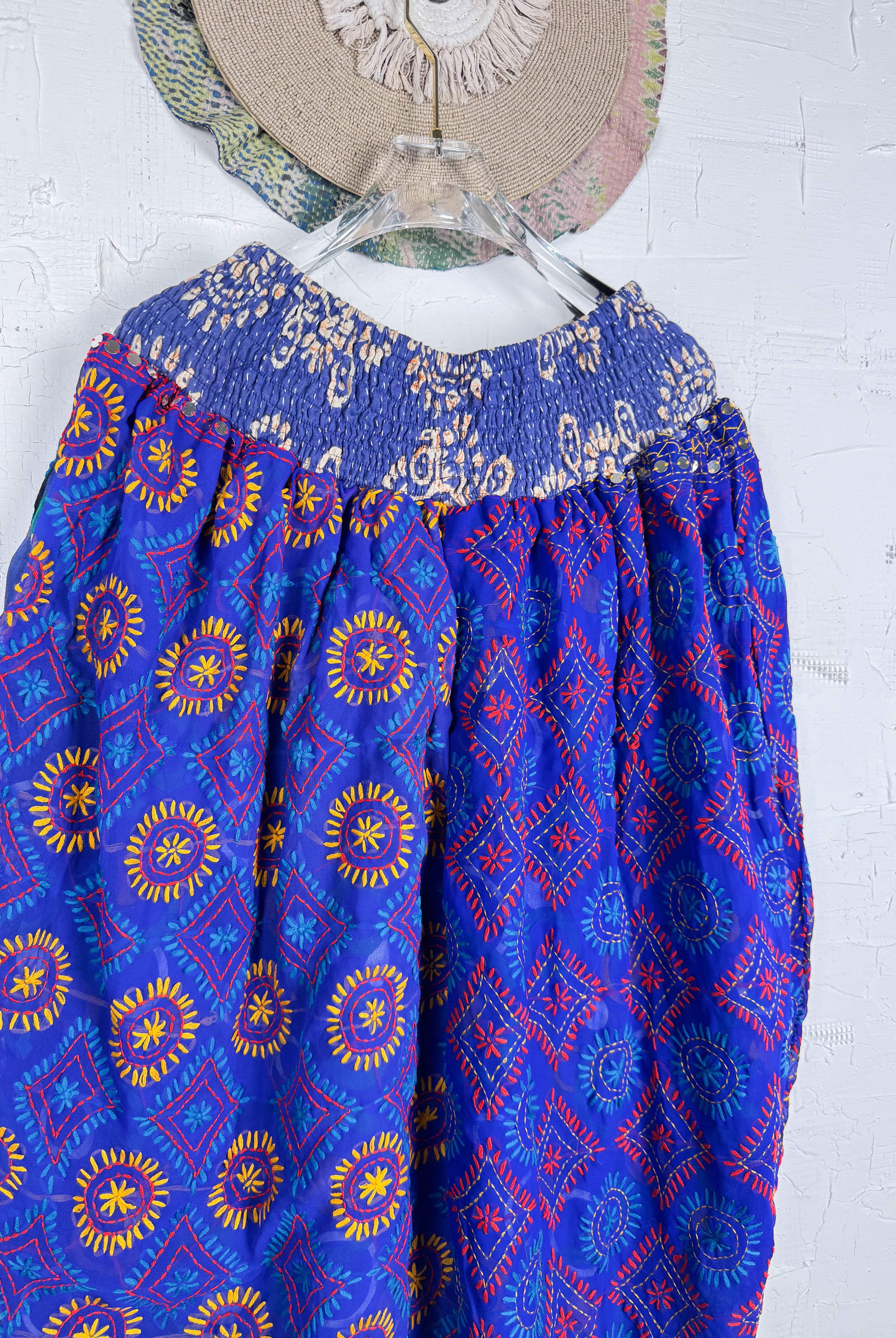 purple vintage boho pants- Love Protect Sustain