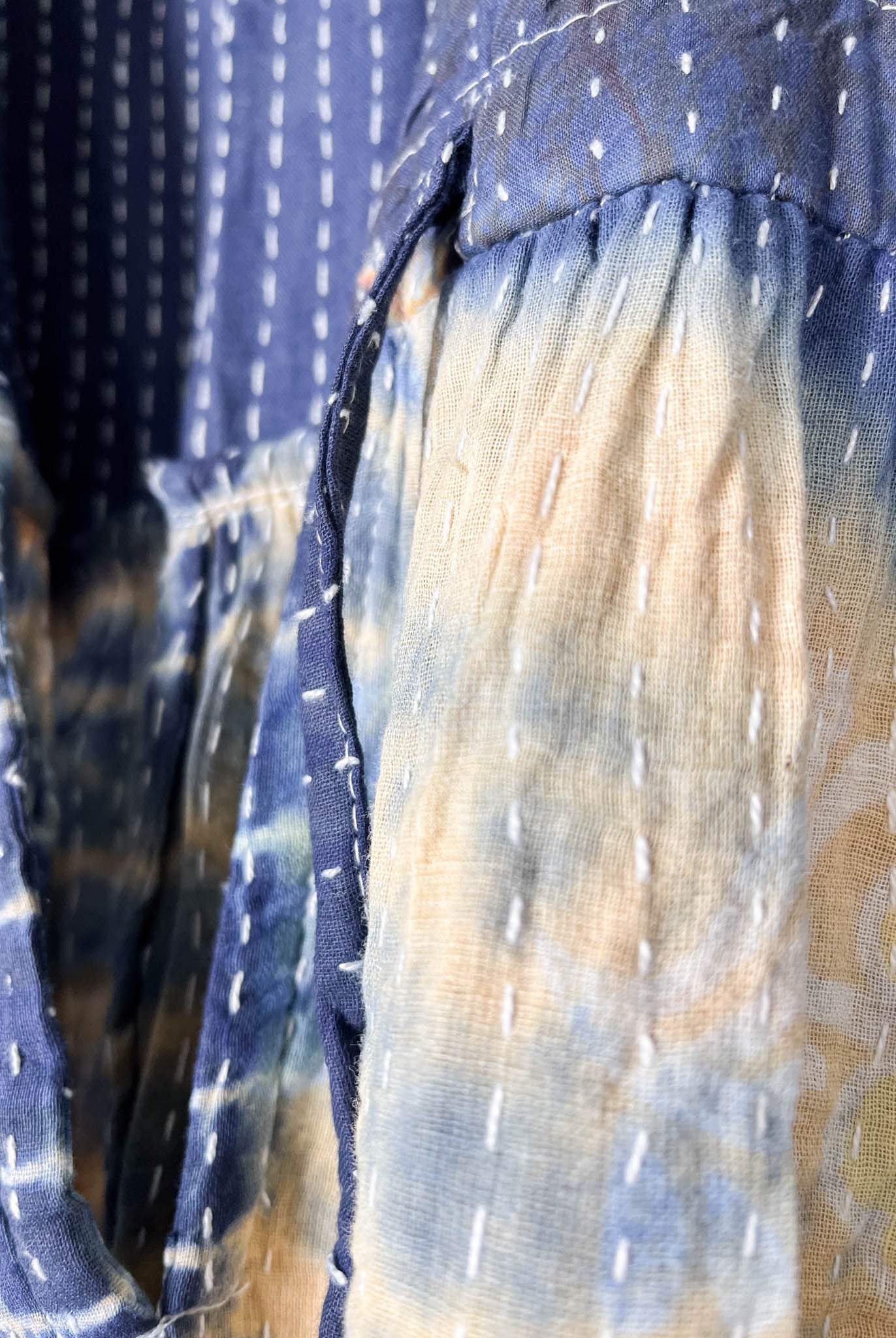 purple yellow tie-dye jumpsuit - Love Protect Sustain