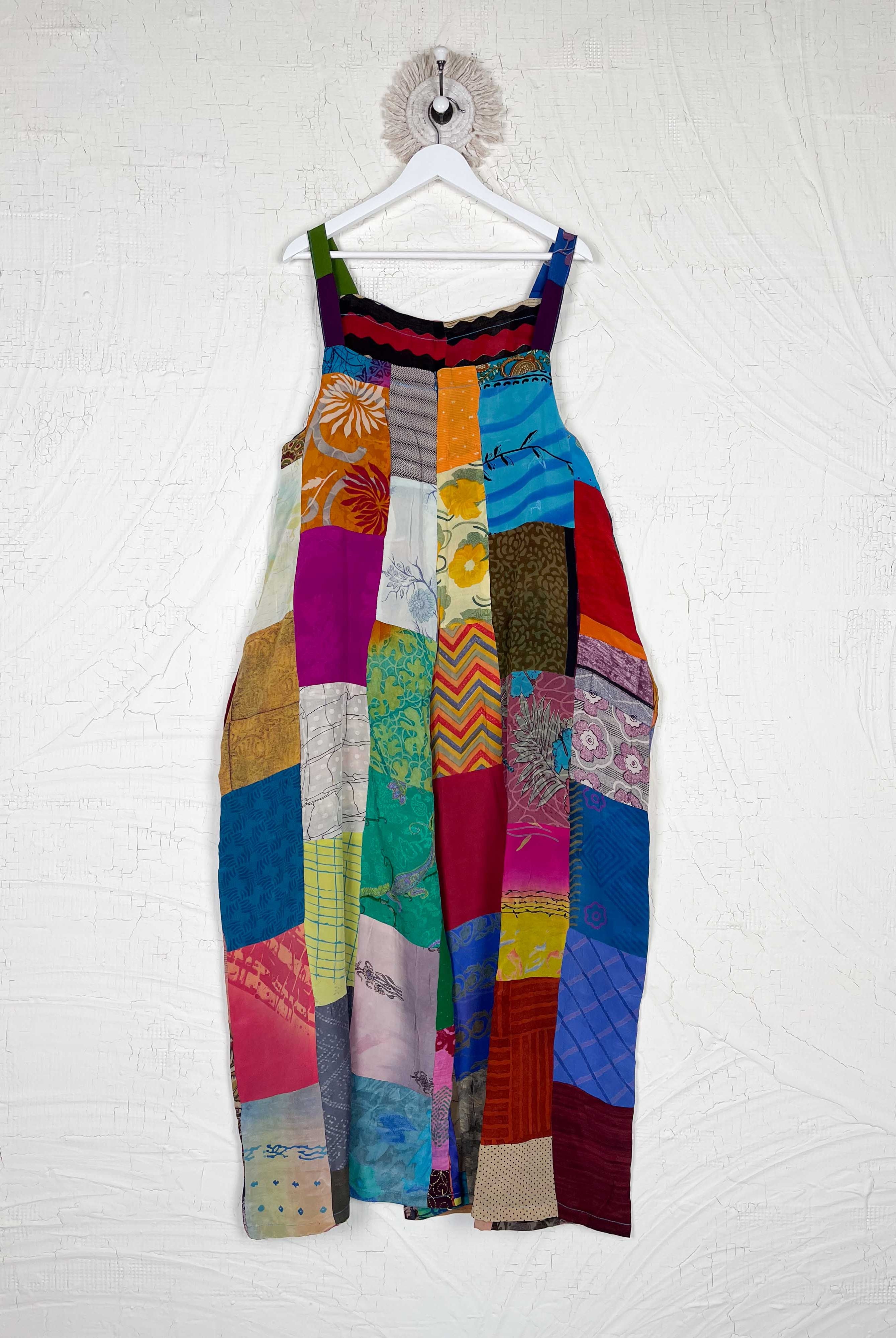 recycled sari fabric overall - Love Protect Sustain
