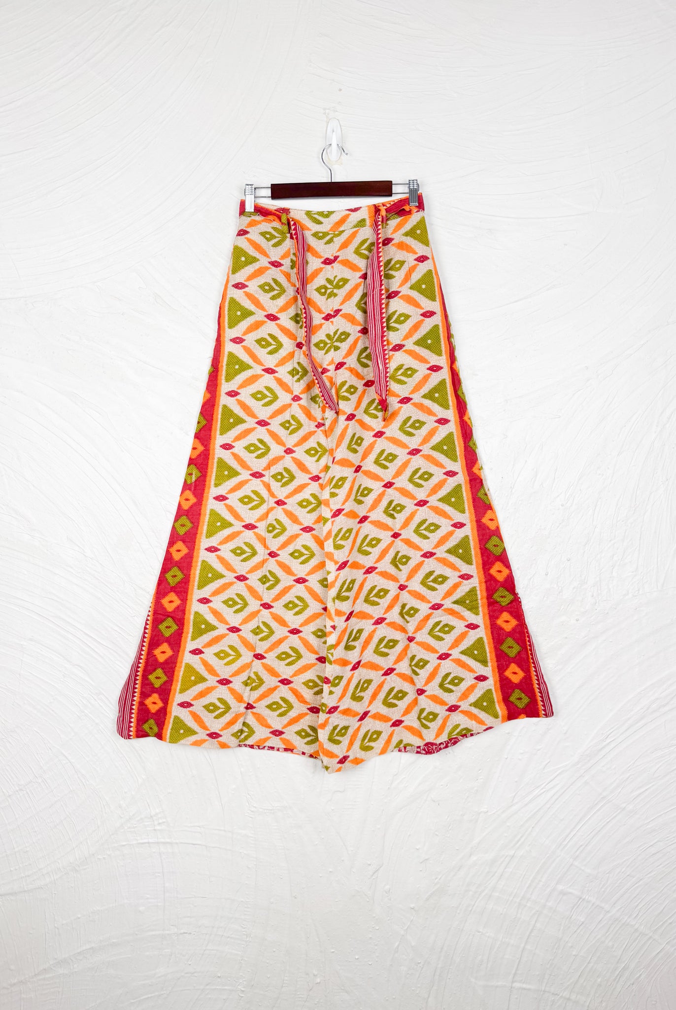 red floral pants - Love Protect Sustain