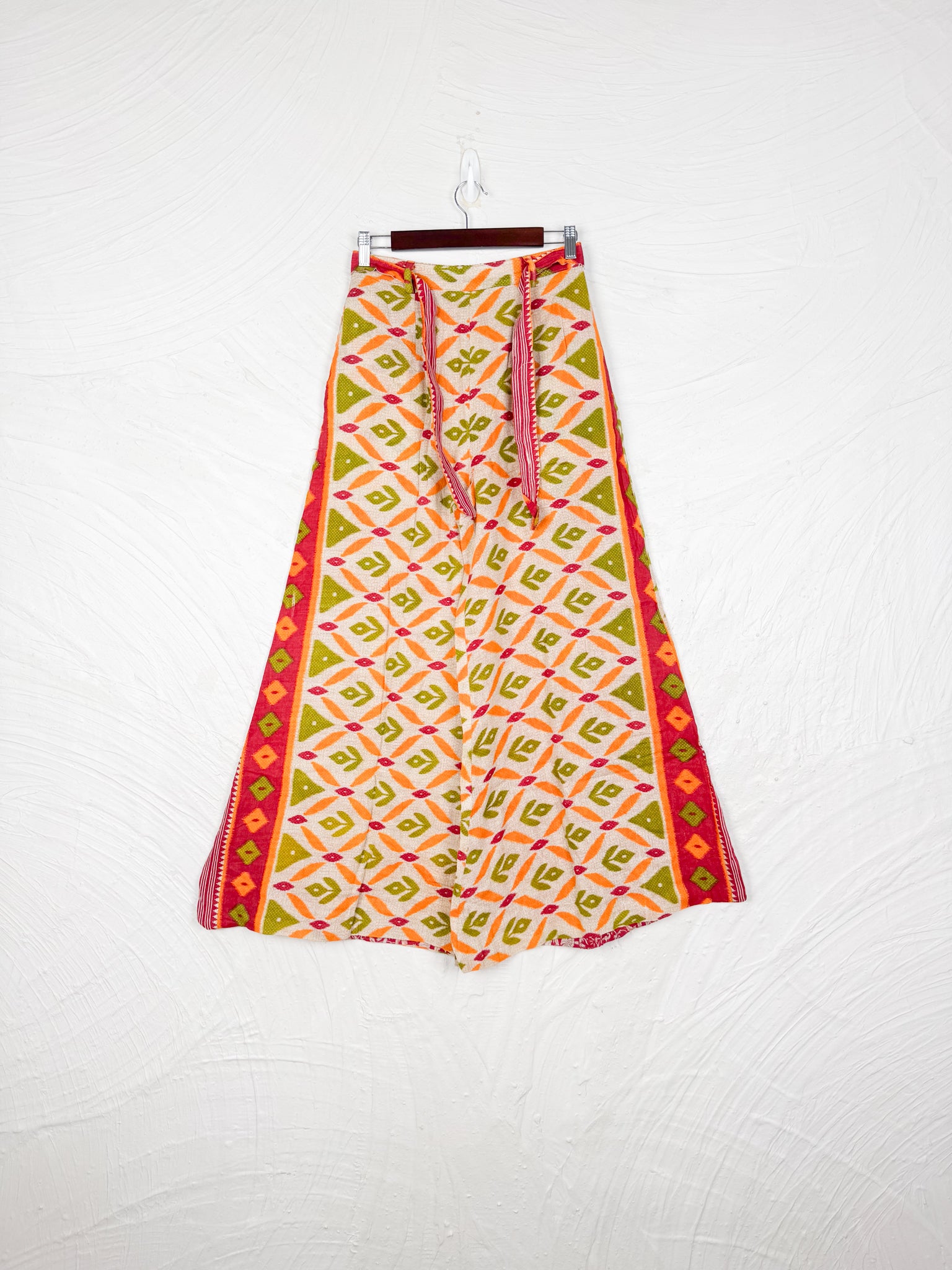 red floral pants - Love Protect Sustain