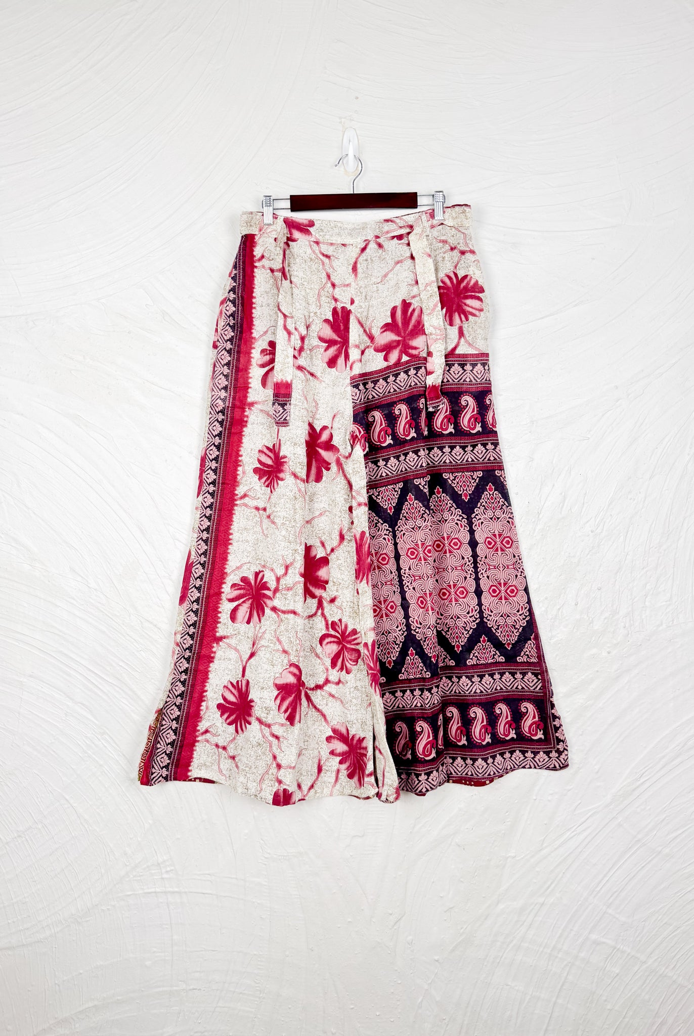 red floral pants - Love Protect Sustain