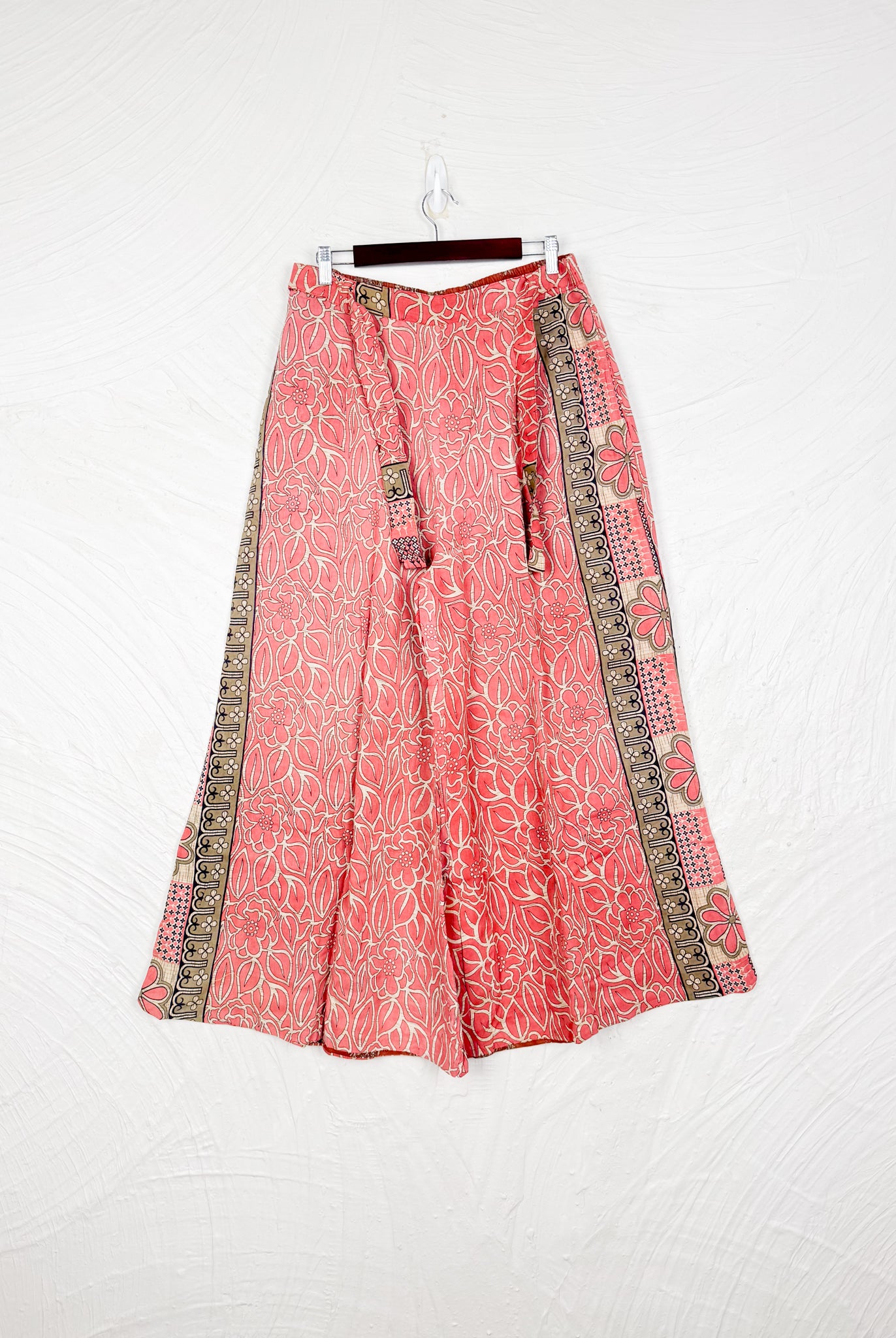 red floral pants - Love Protect Sustain