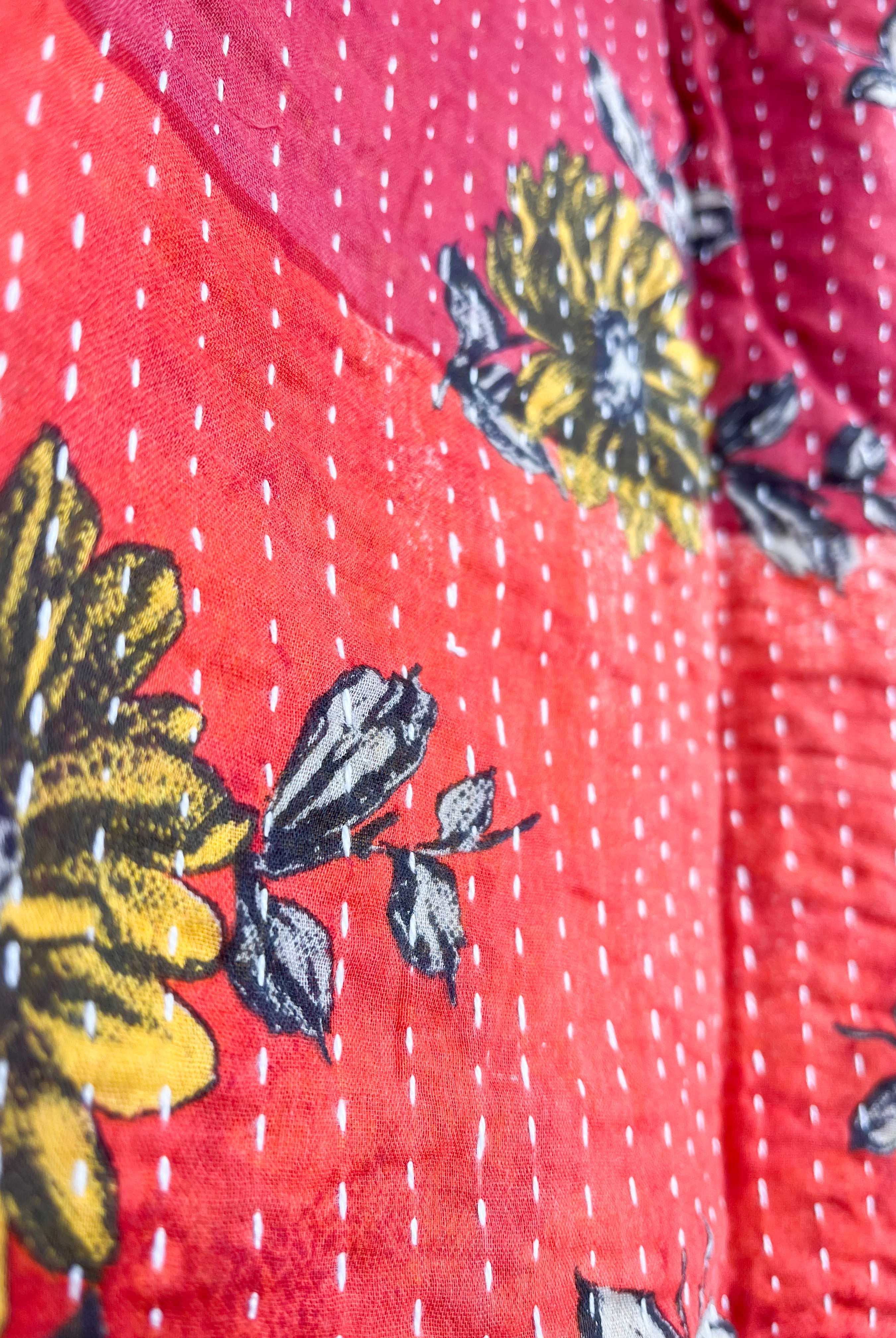 red maternity adjustable skirt - Love Protect Sustain