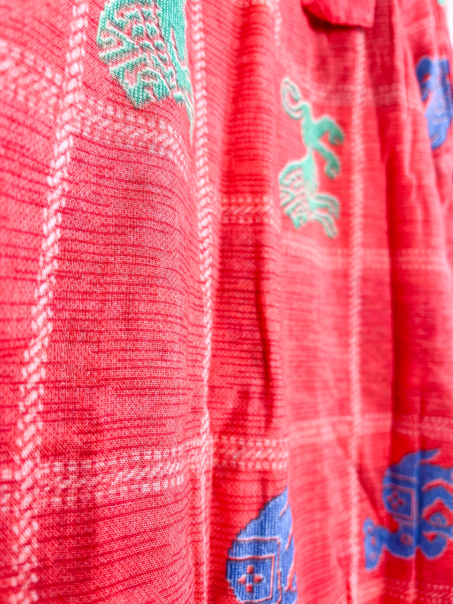 red women pants - Love Protect Sustain