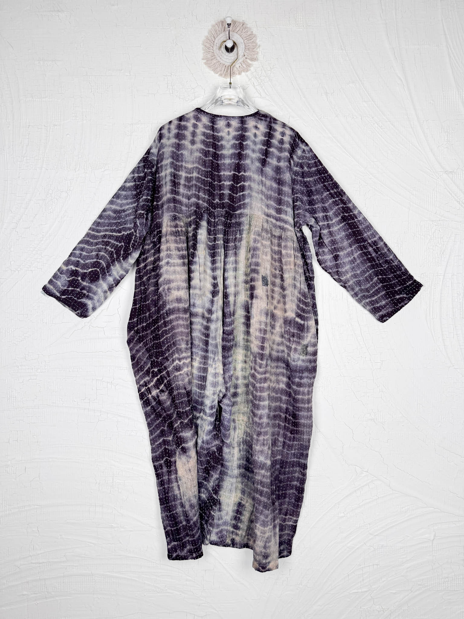 relaxed fit kantha jumpsuit - Love Protect Sustain