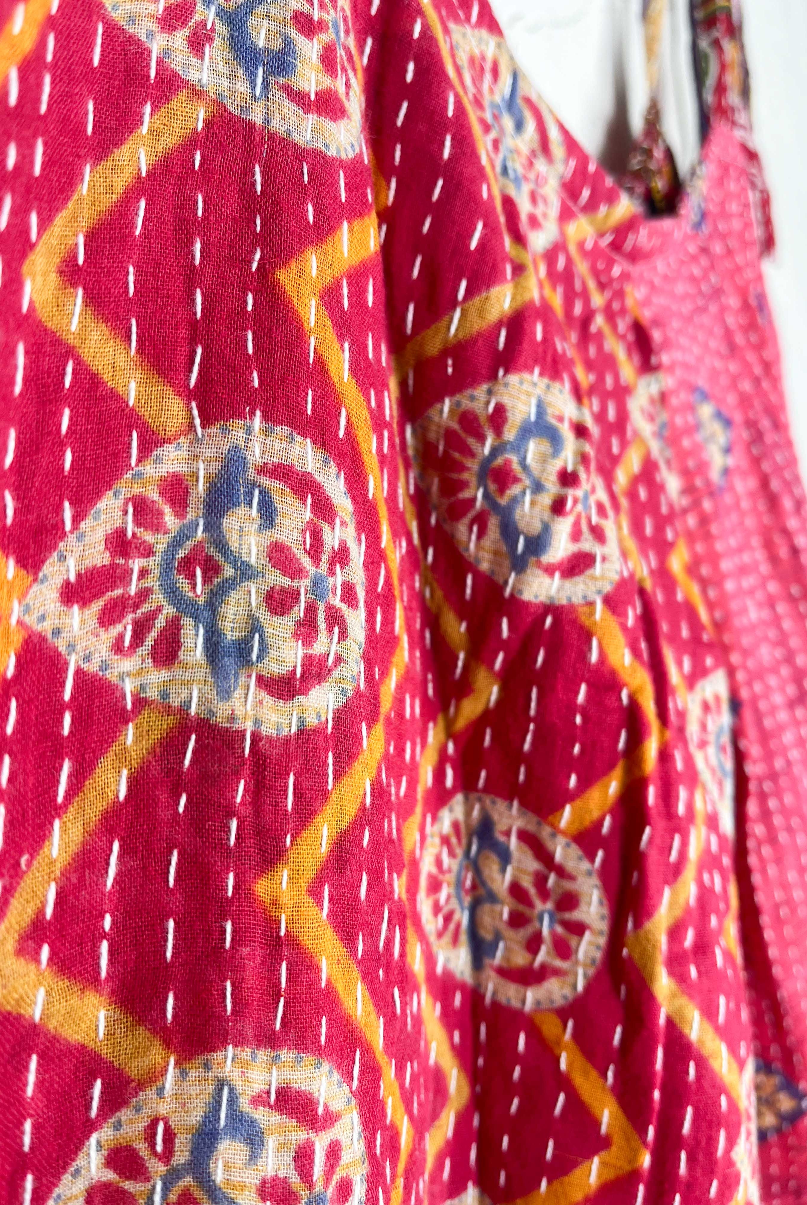 repurposed saree jumpsuit - Love Protect Sustain