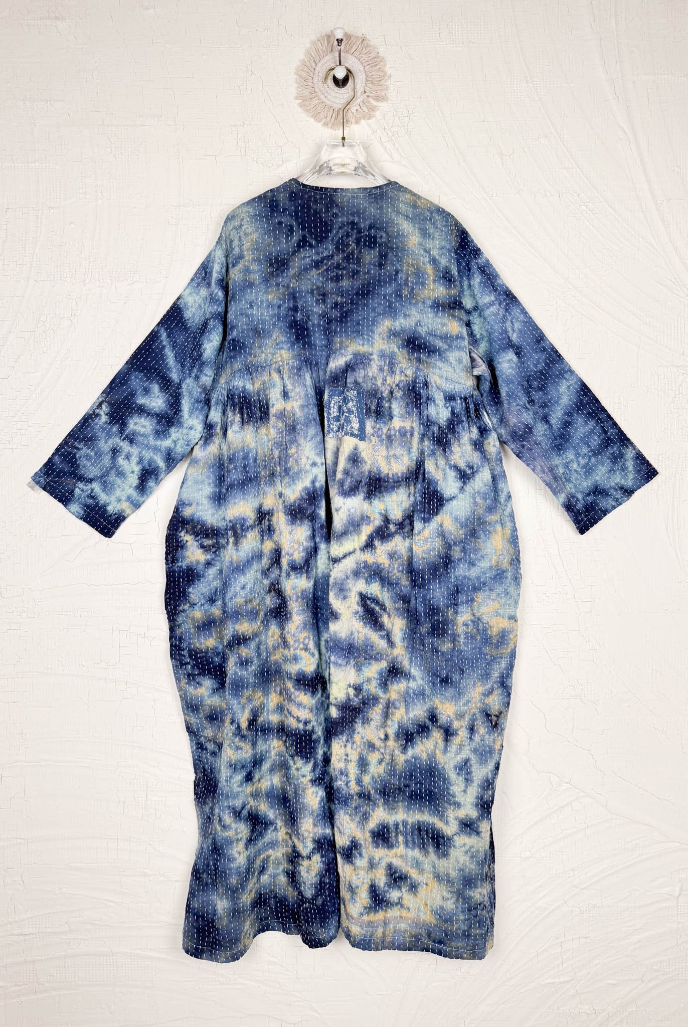 retro bohemian kantha jumpsuit - Love Protect Sustain