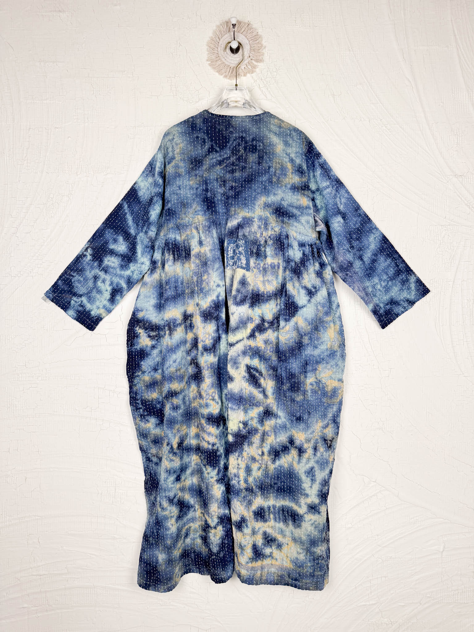 retro bohemian kantha jumpsuit - Love Protect Sustain