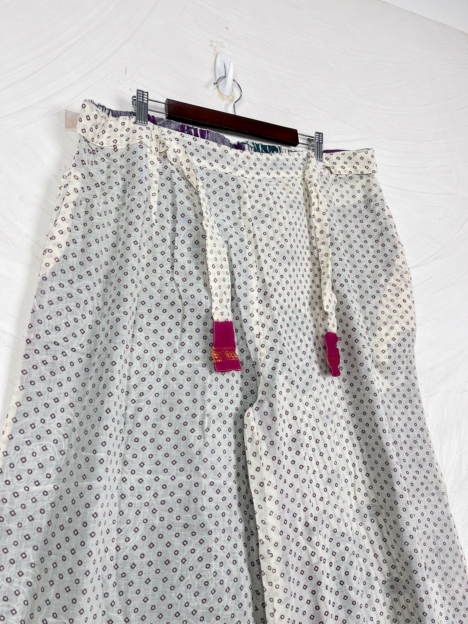 reversible pants - Love Protect Sustain