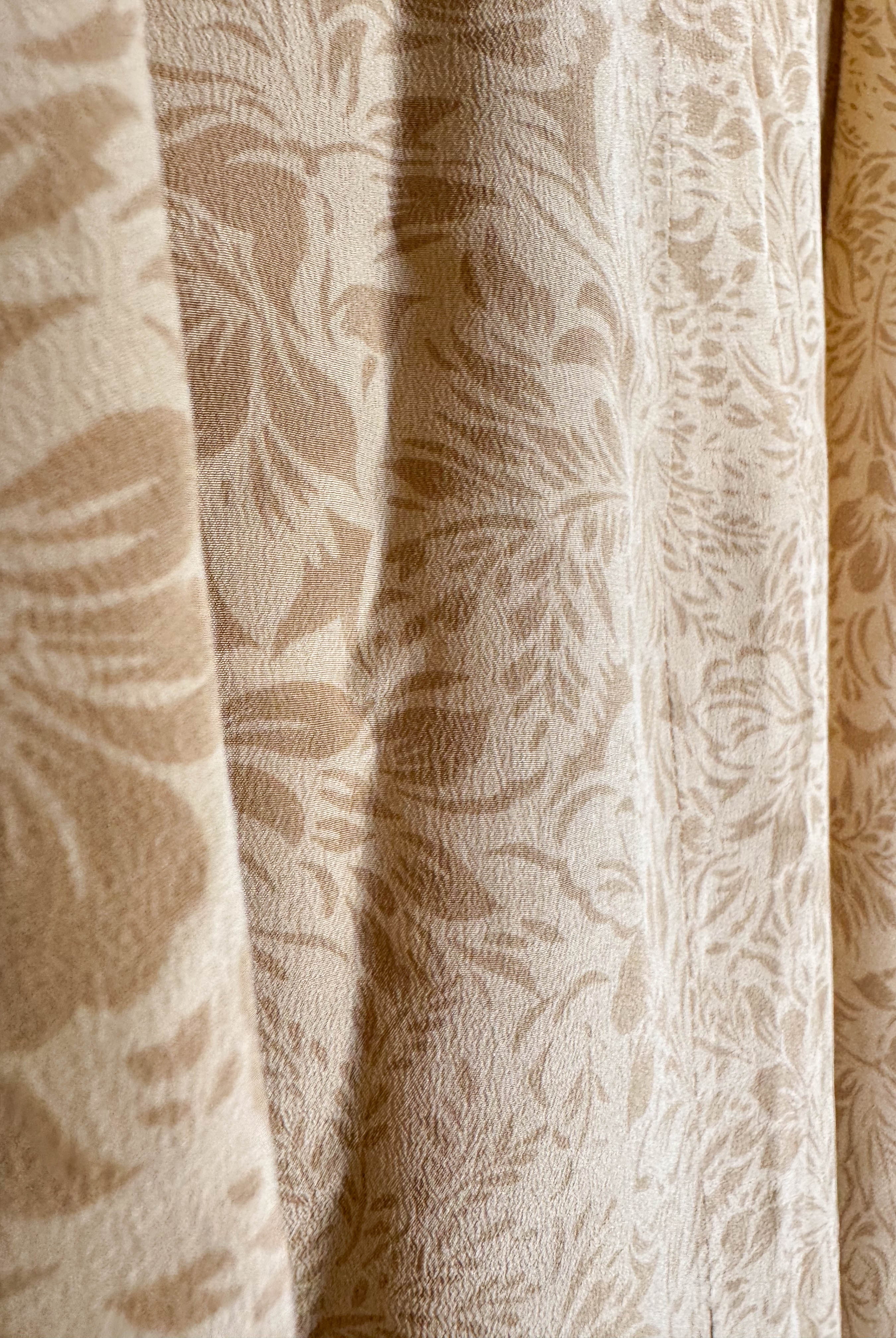 soft color silk dress - Love Protect Sustain