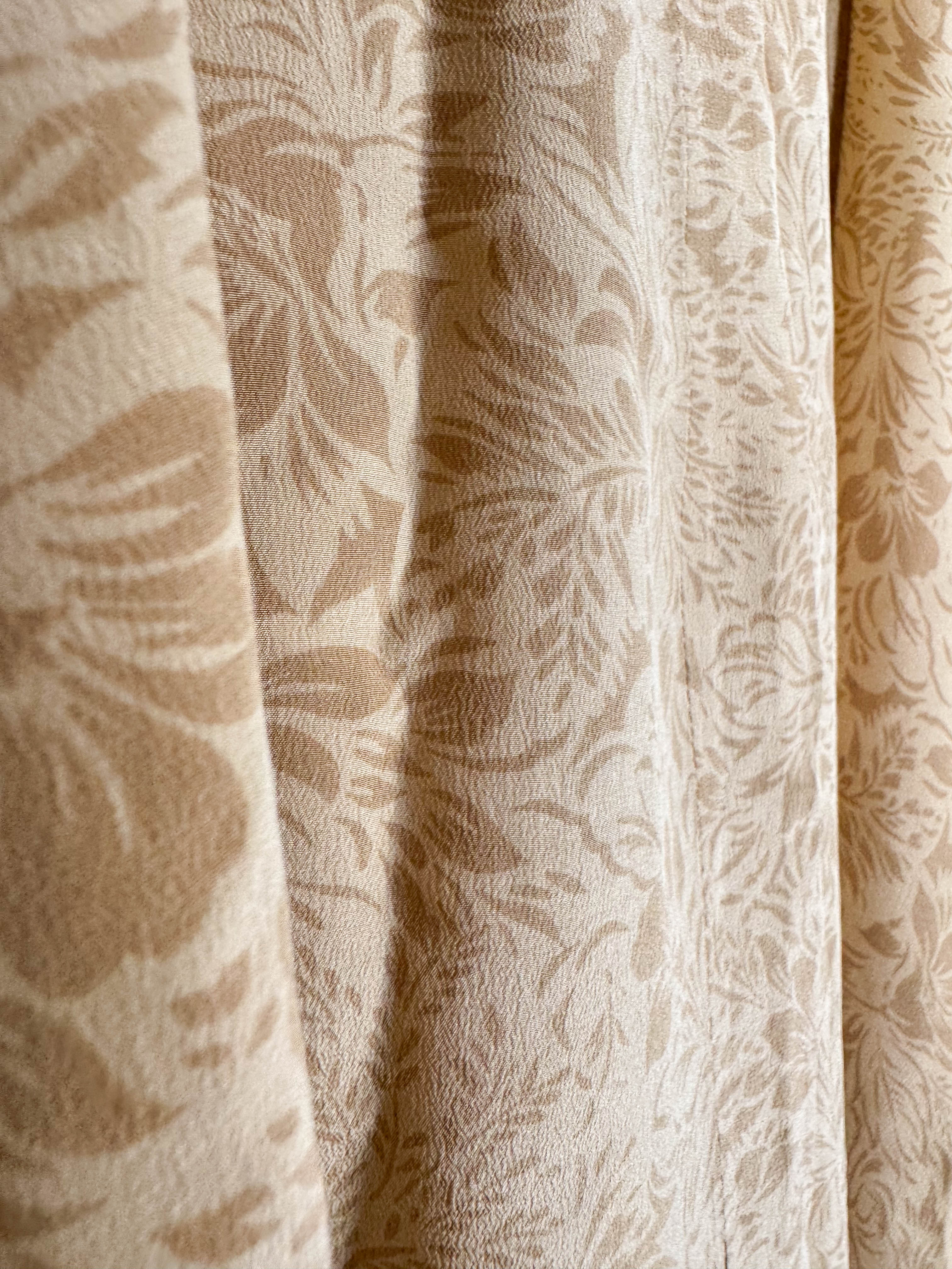 soft color silk dress - Love Protect Sustain