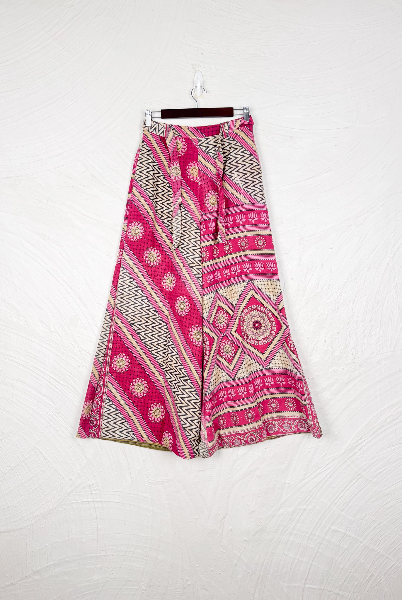 striped unique pants - Love Protect Sustain