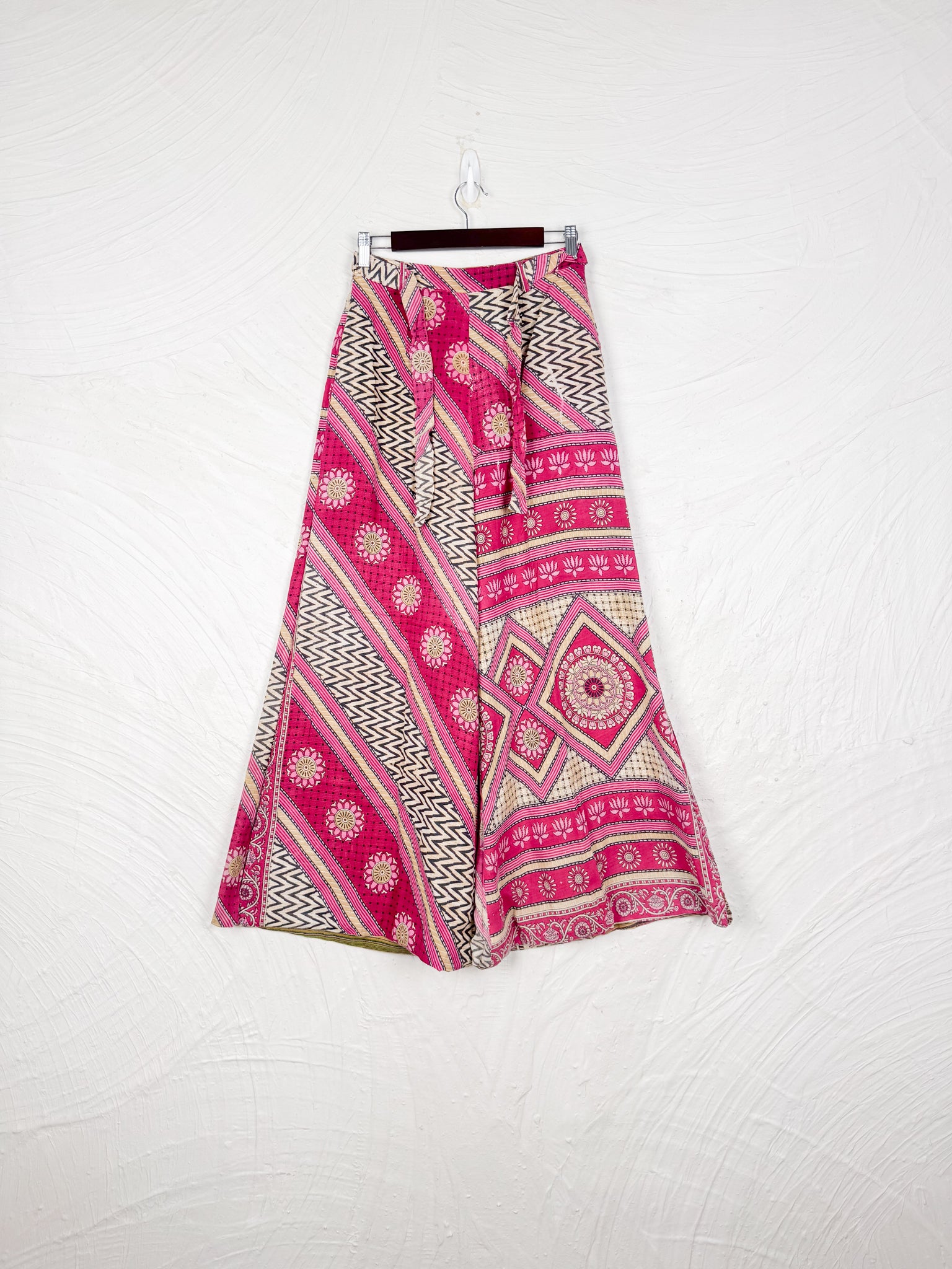 striped unique pants - Love Protect Sustain