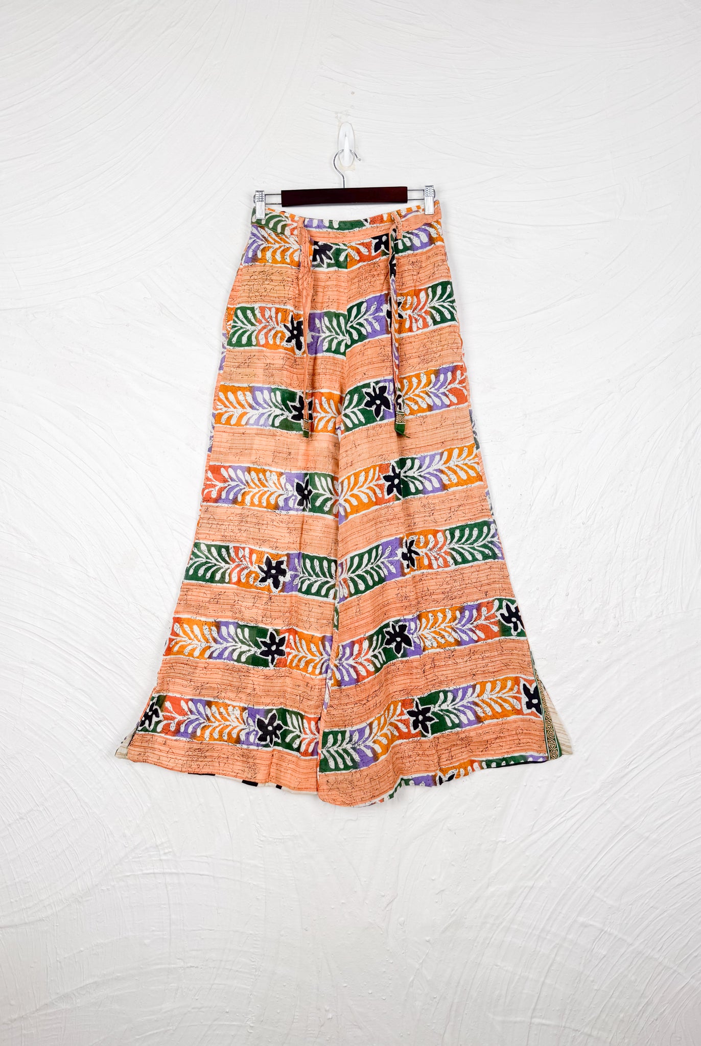 strip print pants - Love Protect Sustain