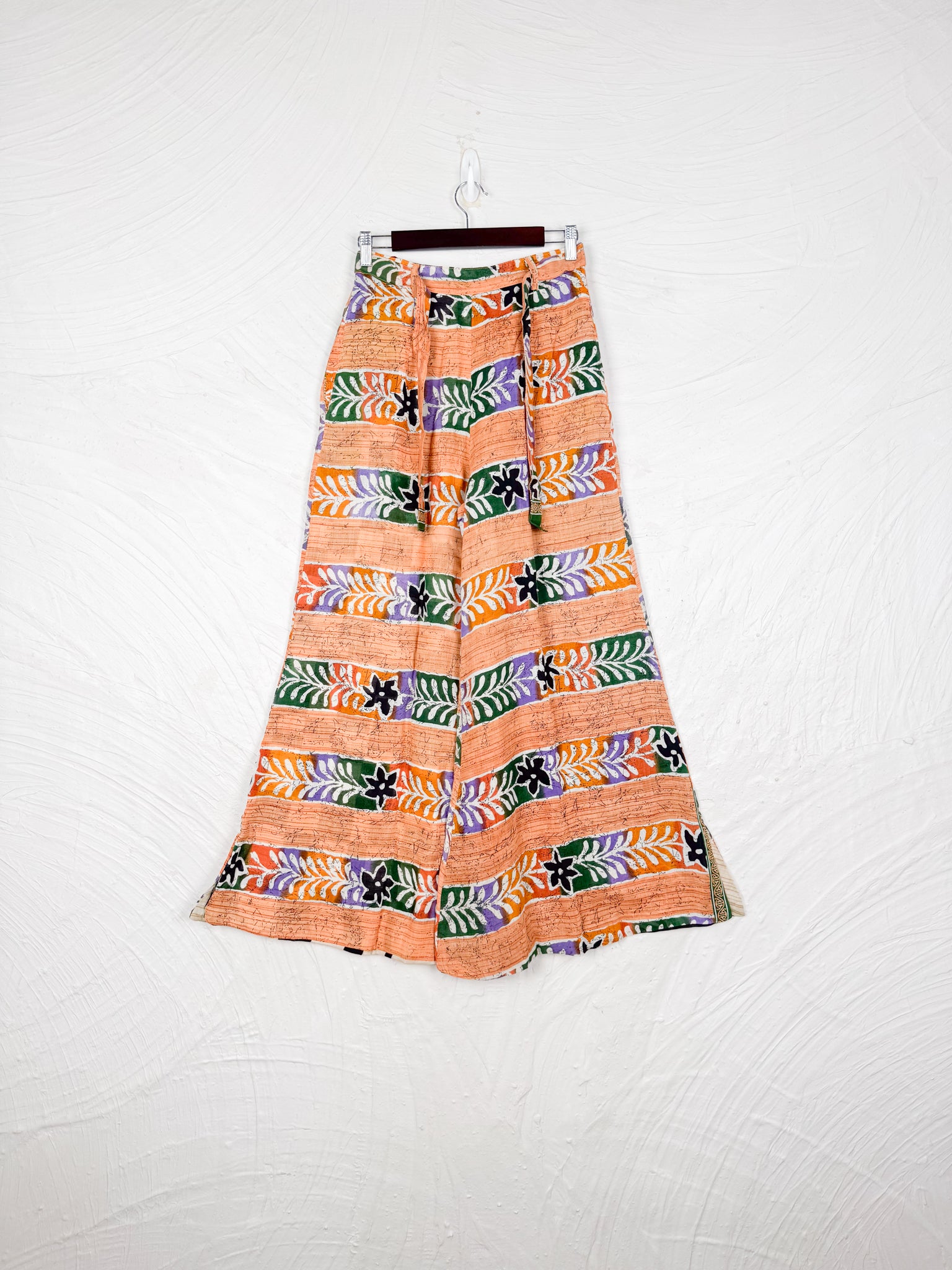 strip print pants - Love Protect Sustain