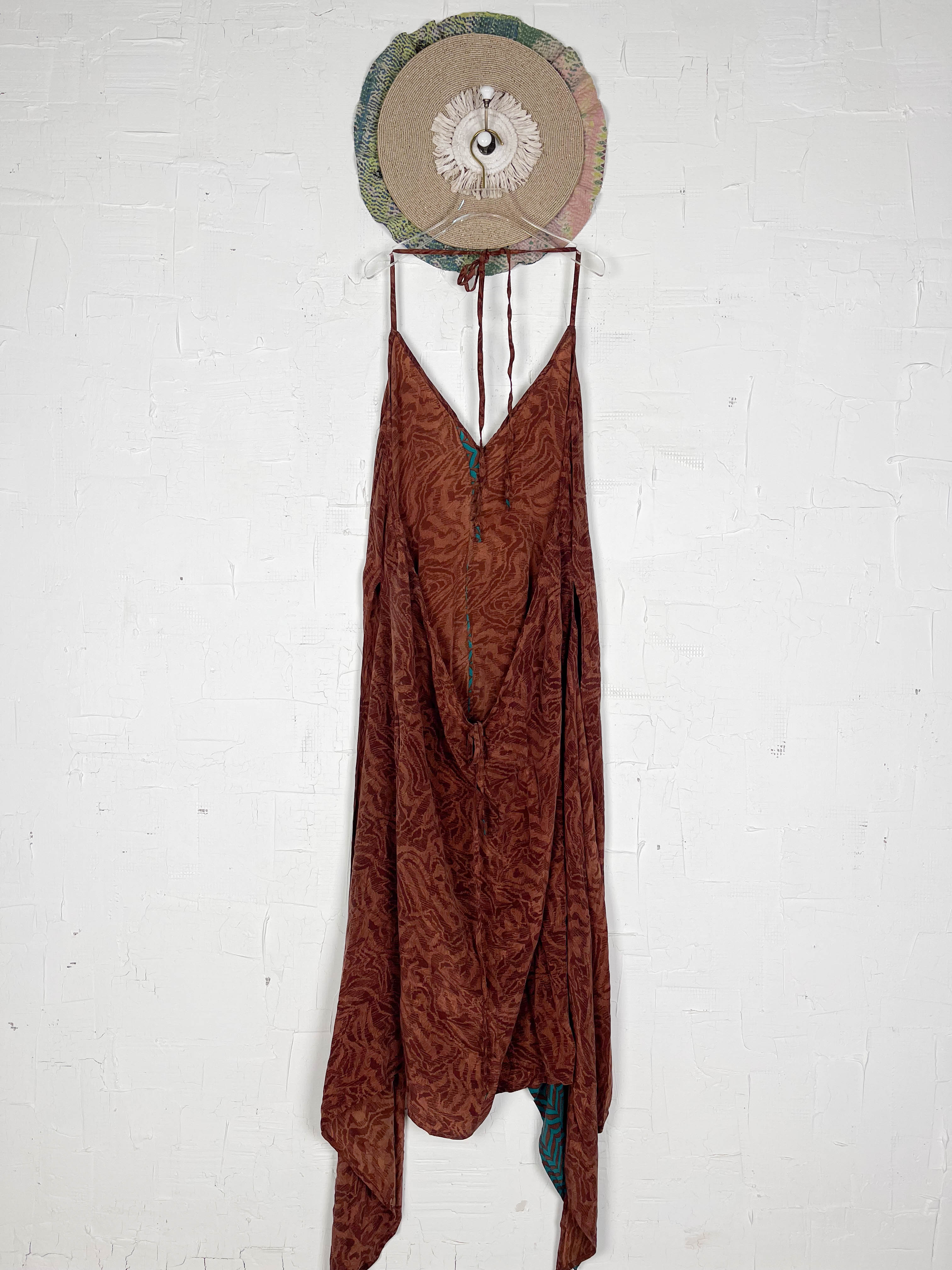 summer brown dress - Love Protect Sustain