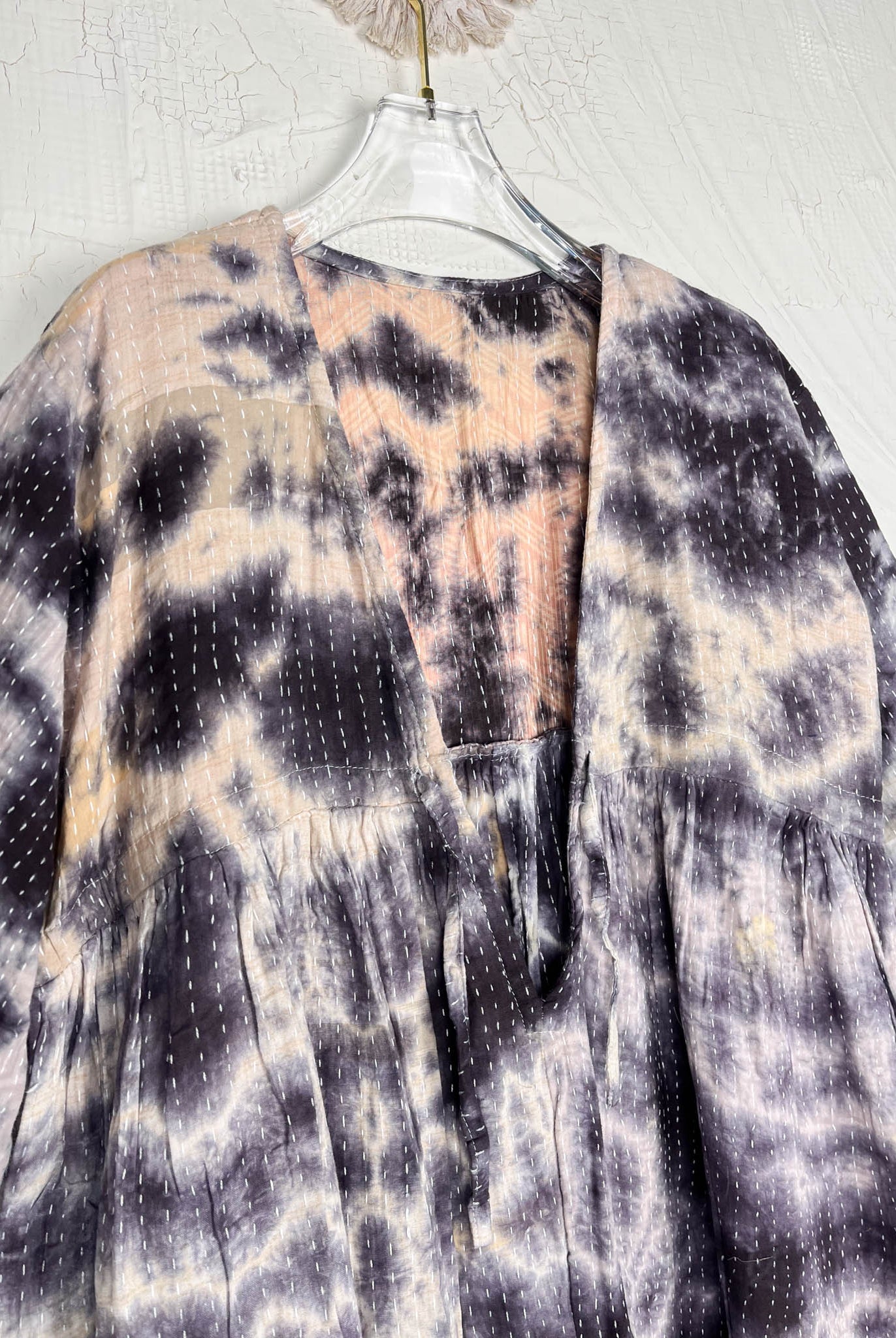 sustainable kantha jumpsuit - Love Protect Sustain