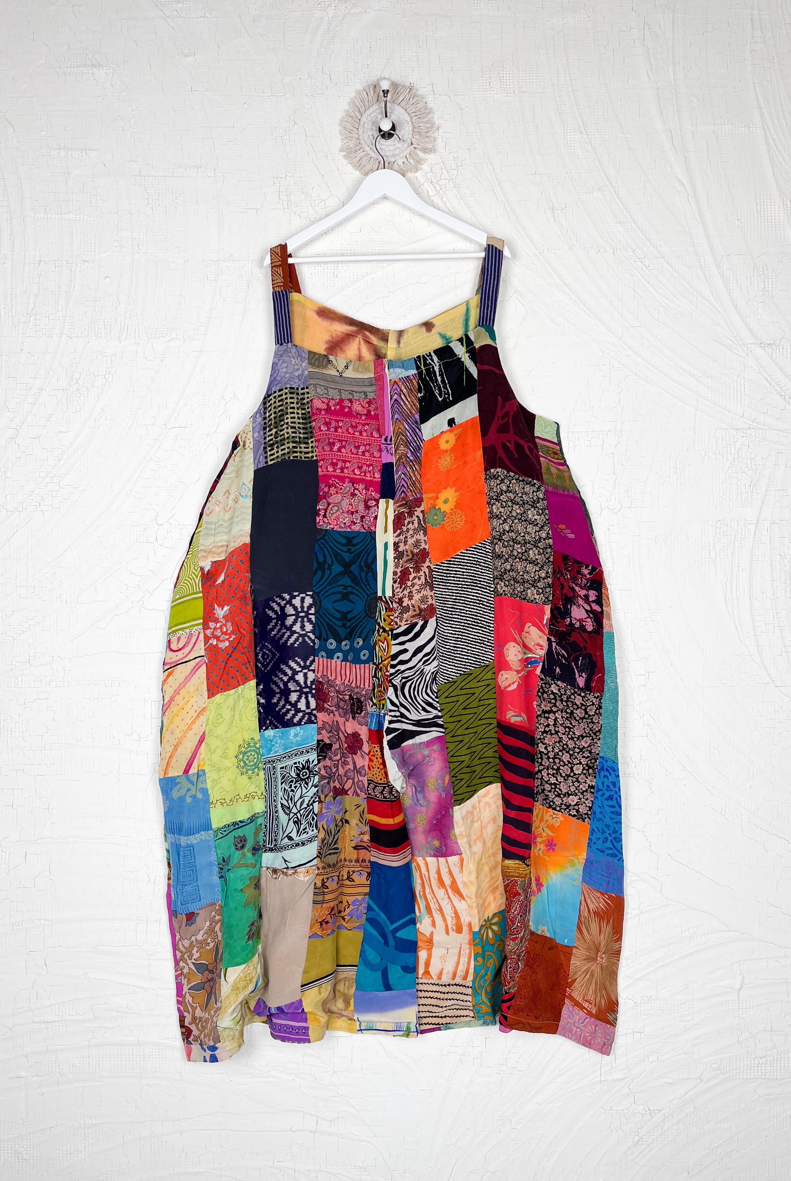 sustainable patchwork clothing women - Love Protect Sustain