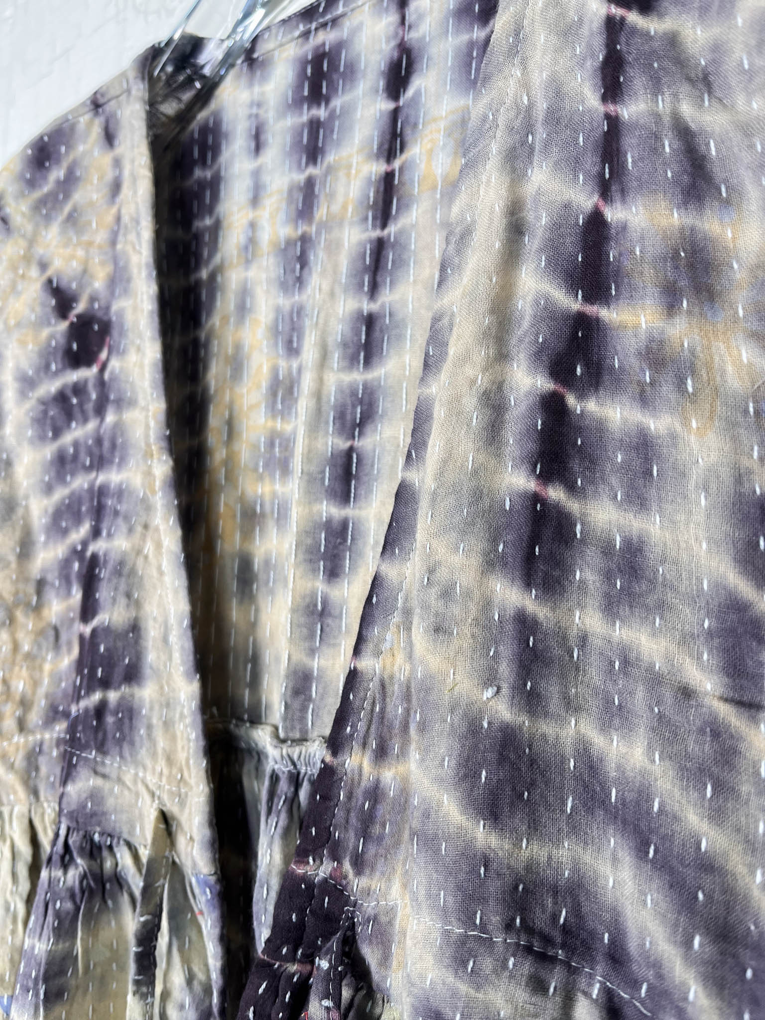 unique tie dye kantha jumpsuit - Love Protect Sustain