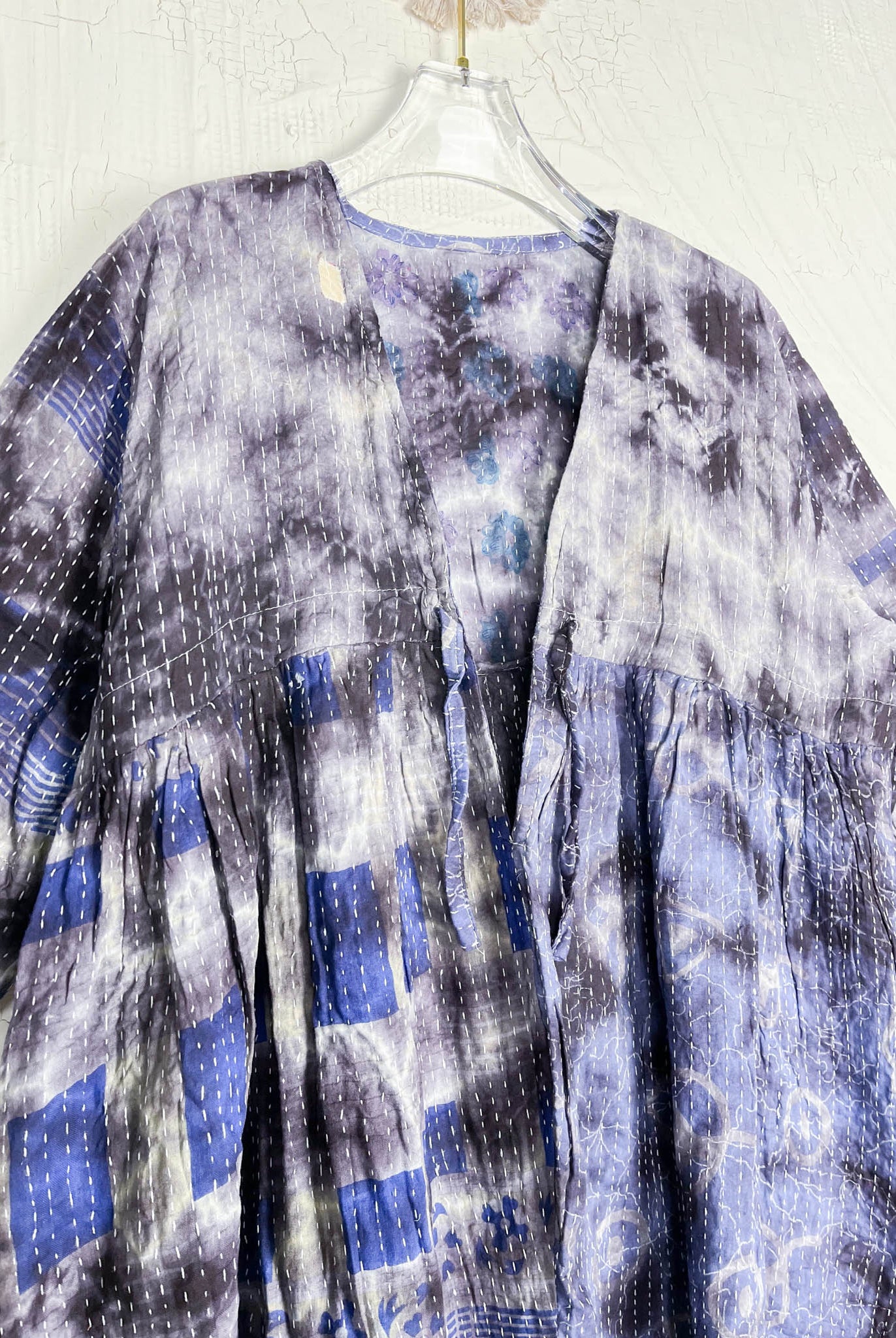 upcycled boho tie dye jumpsuit - Love Protect Sustain