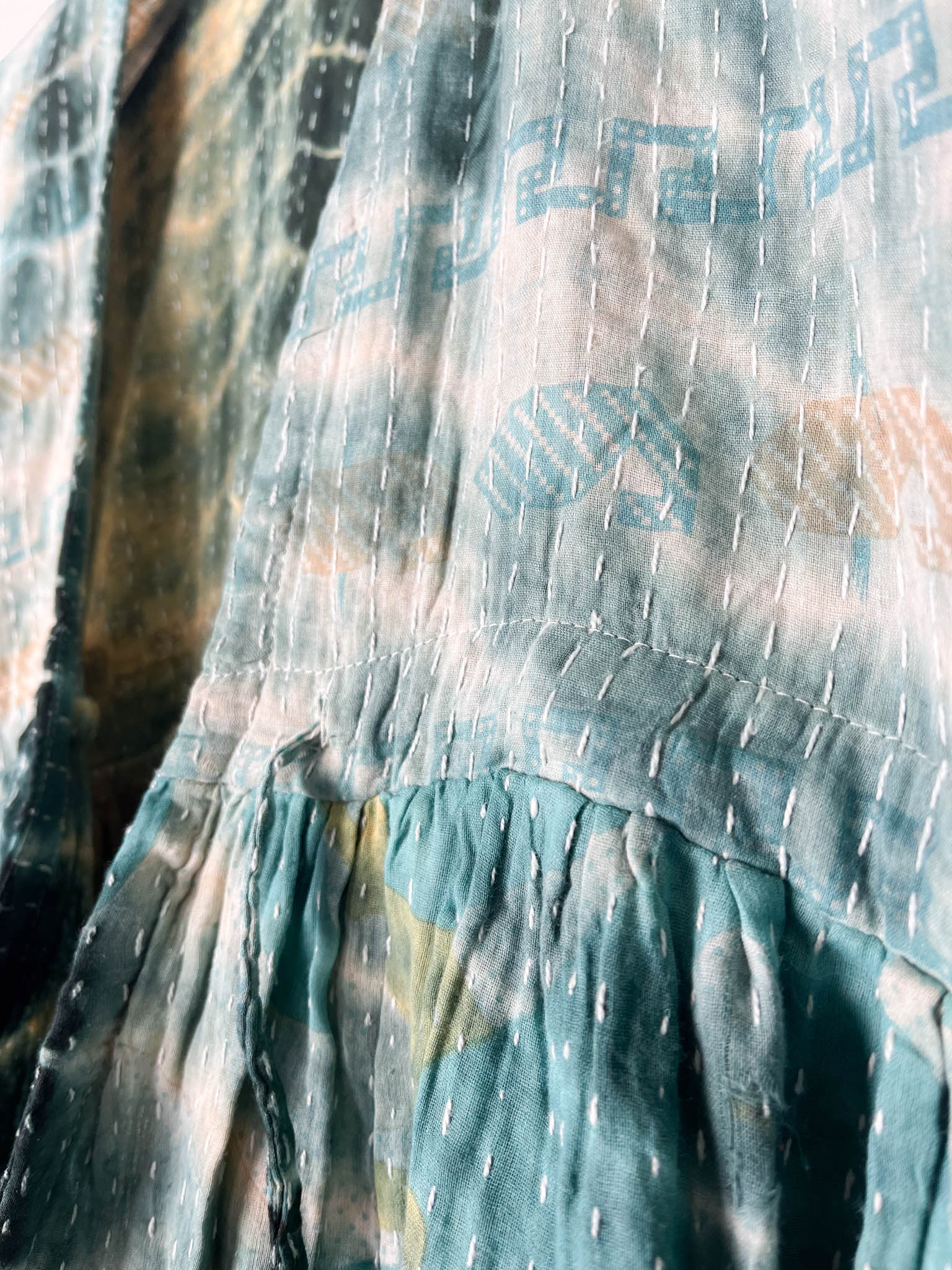 v-neck_kantha_jumpsuit - Love Protect Sustain