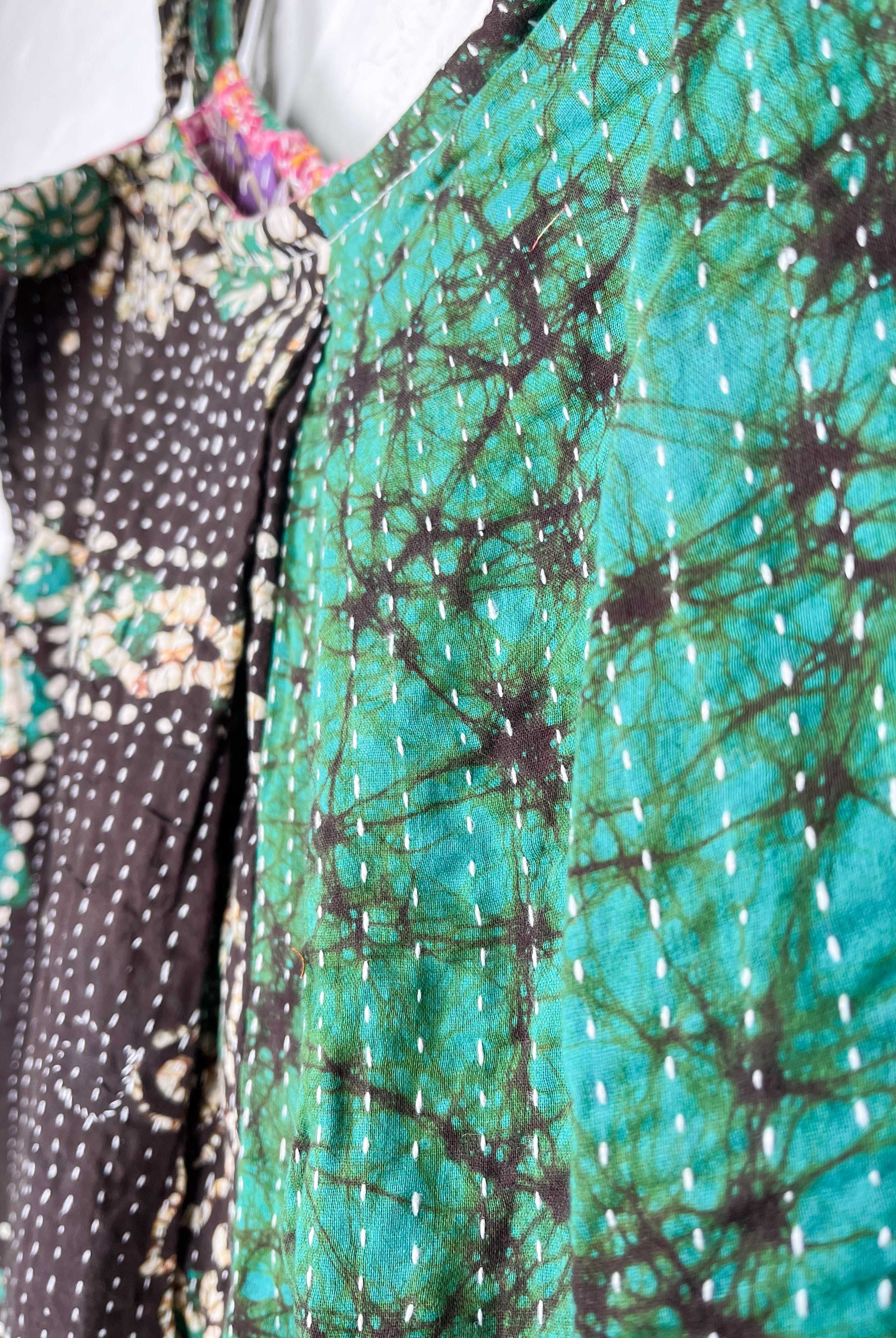 vacation women kantha jumpsuit - Love Protect Sustain