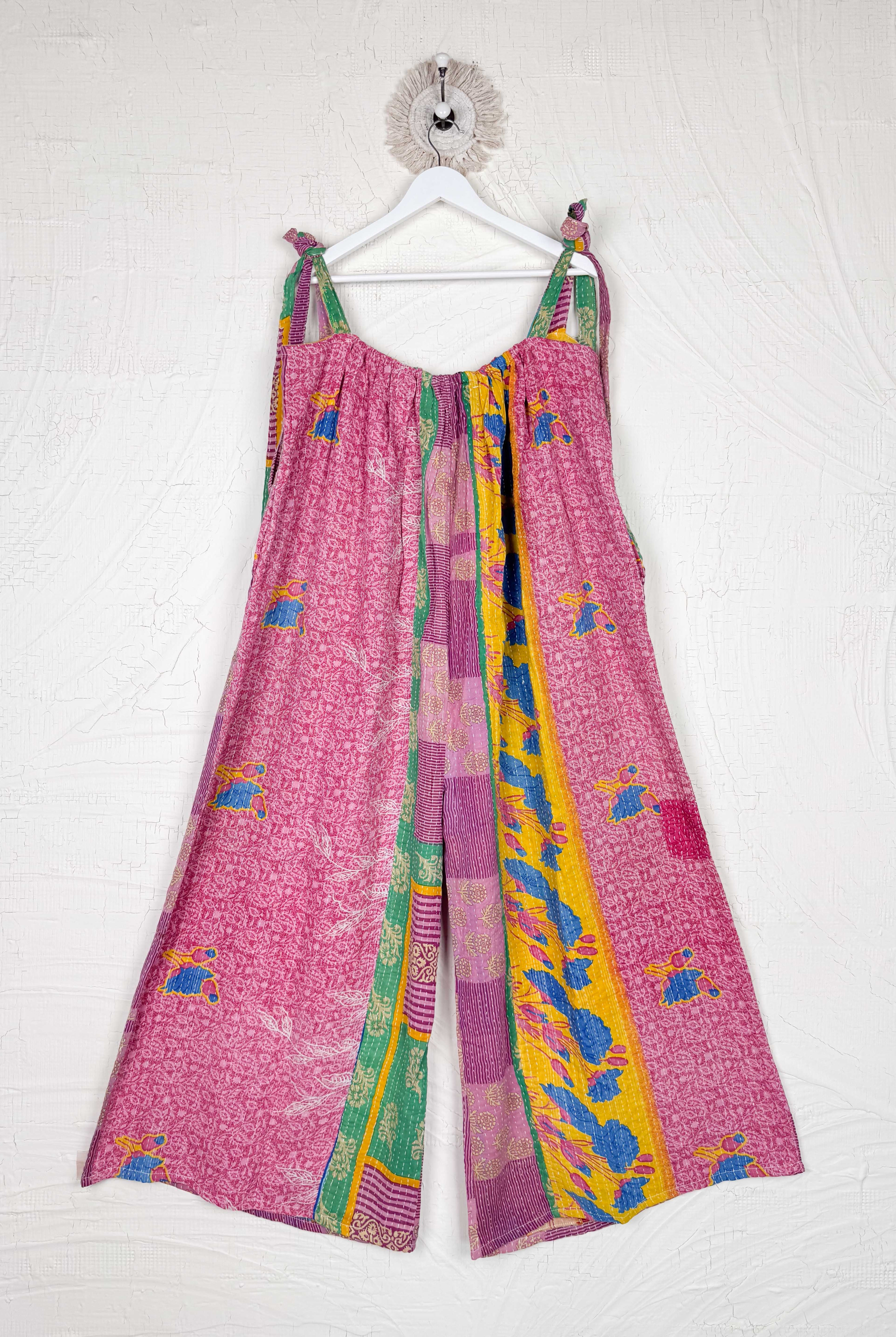 vintage boho retro jumpsuit - Love Protect Sustain