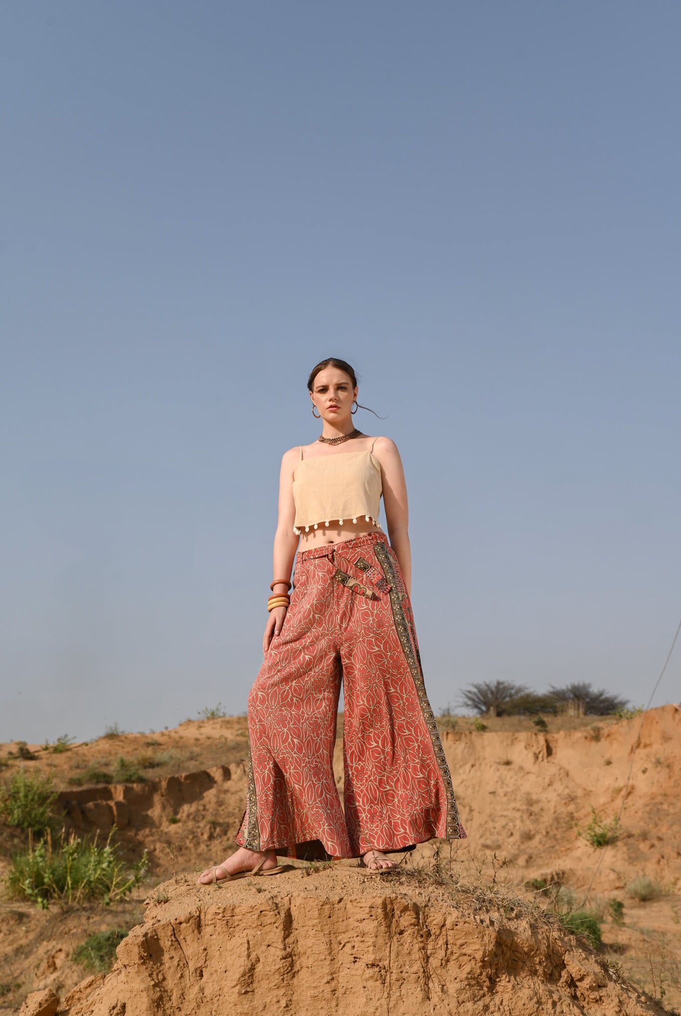 vintage cotton pants - Love Protect Sustain