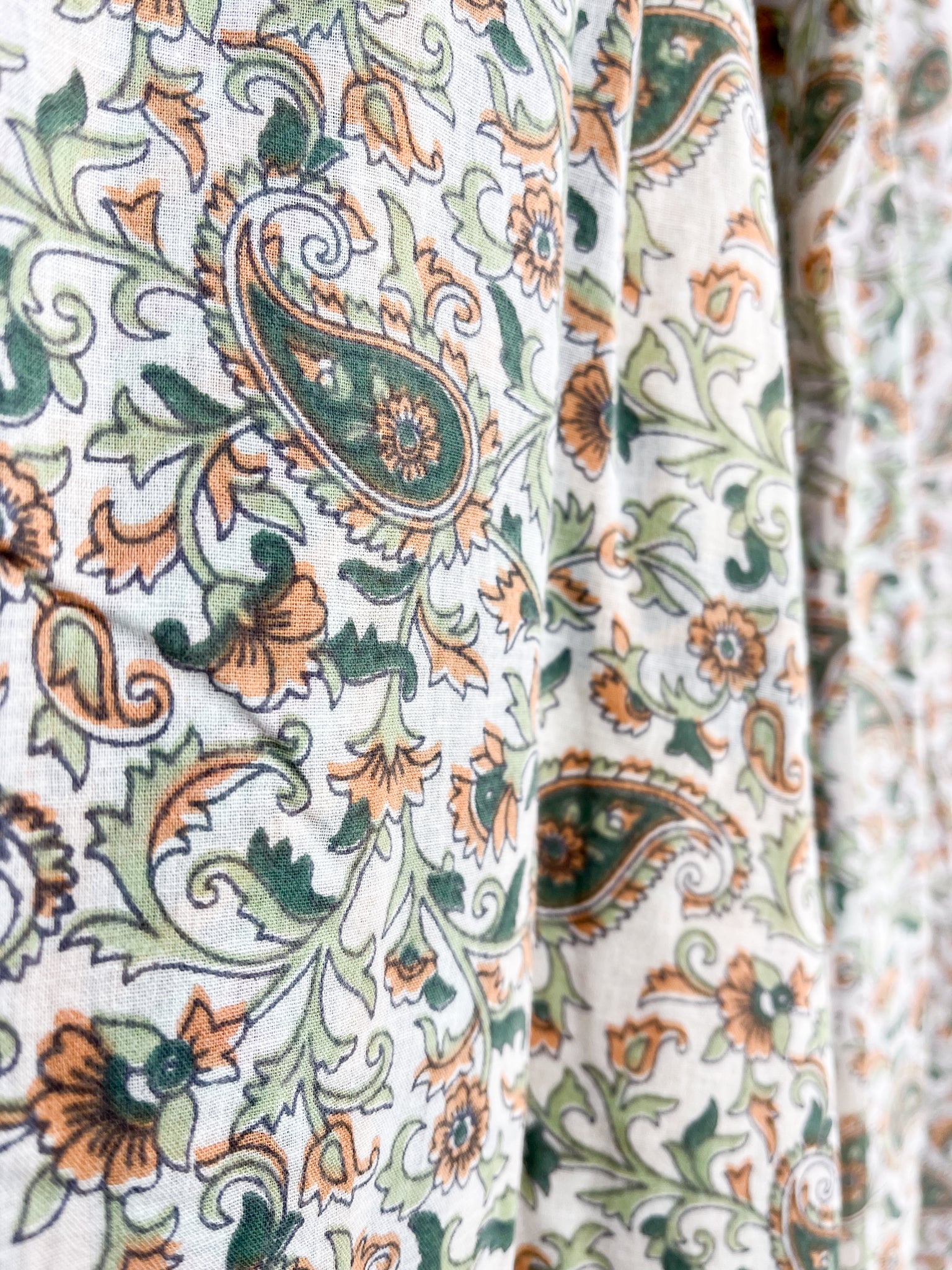 vintage cotton print - Love Protect Sustain