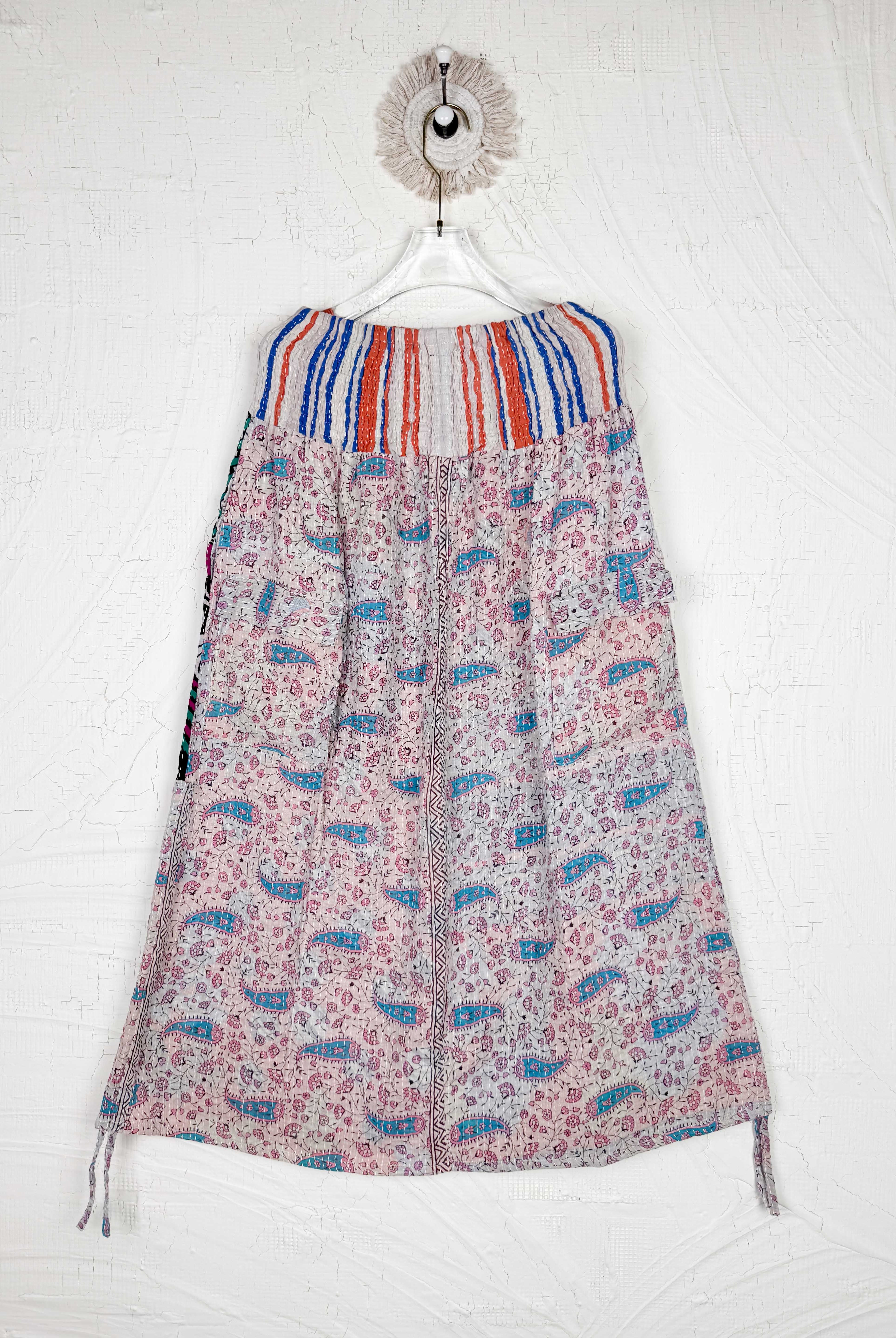 vintage handmade kantha skirts - Love Protect Sustain