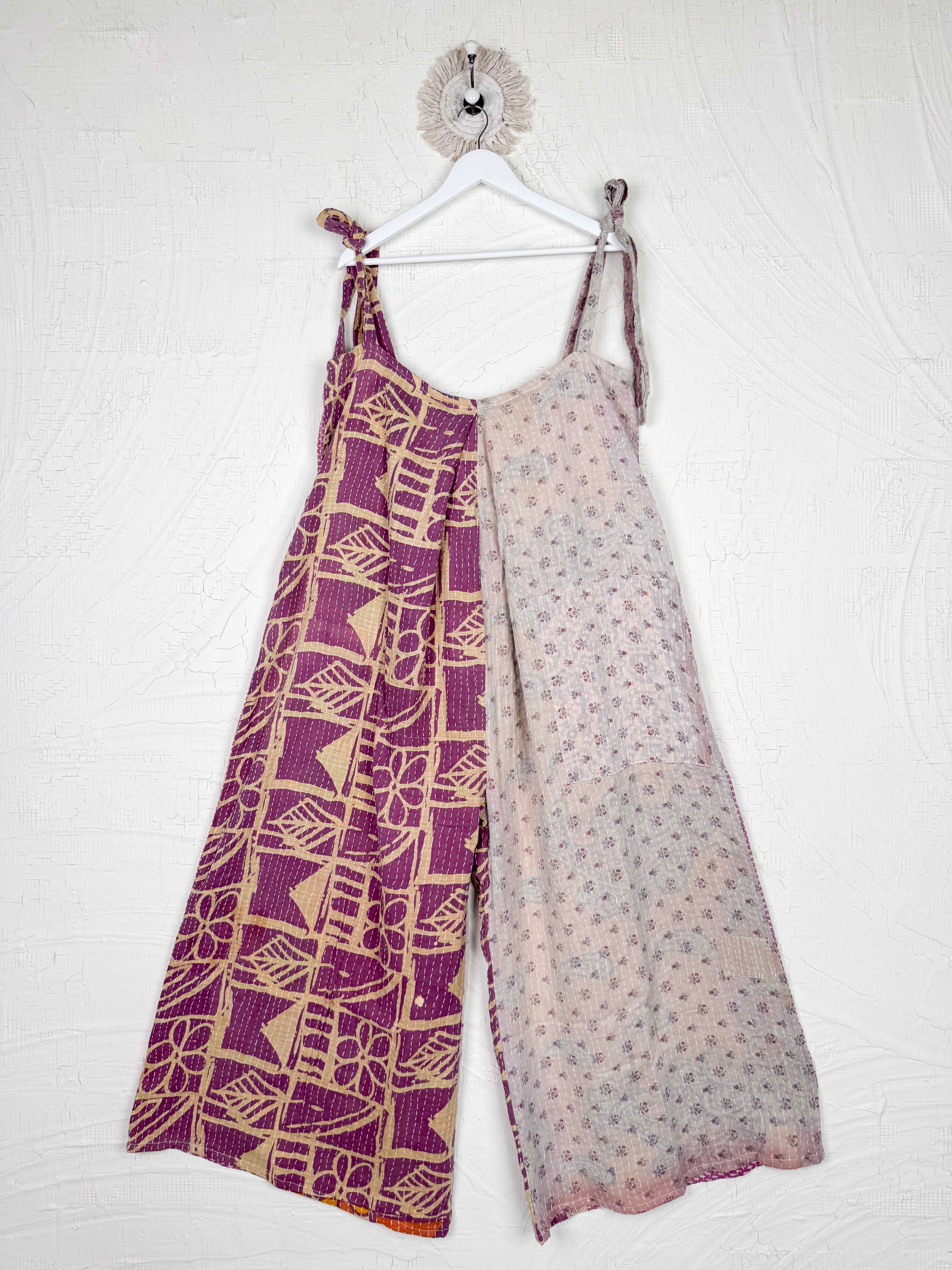 vintage kantha jumpsuit - Love Protect Sustain