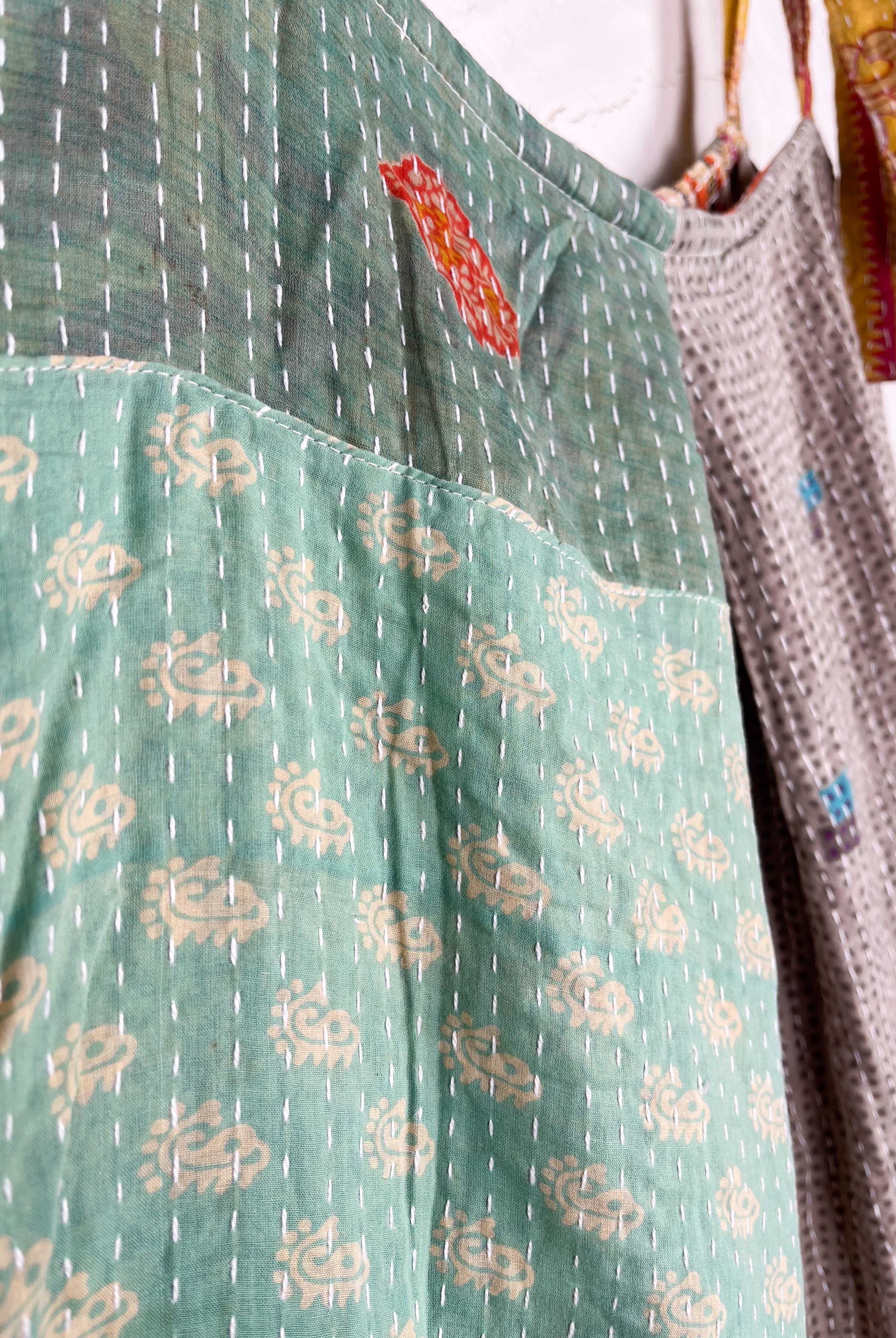 vintage kantha jumpsuit - Love Protect Sustain