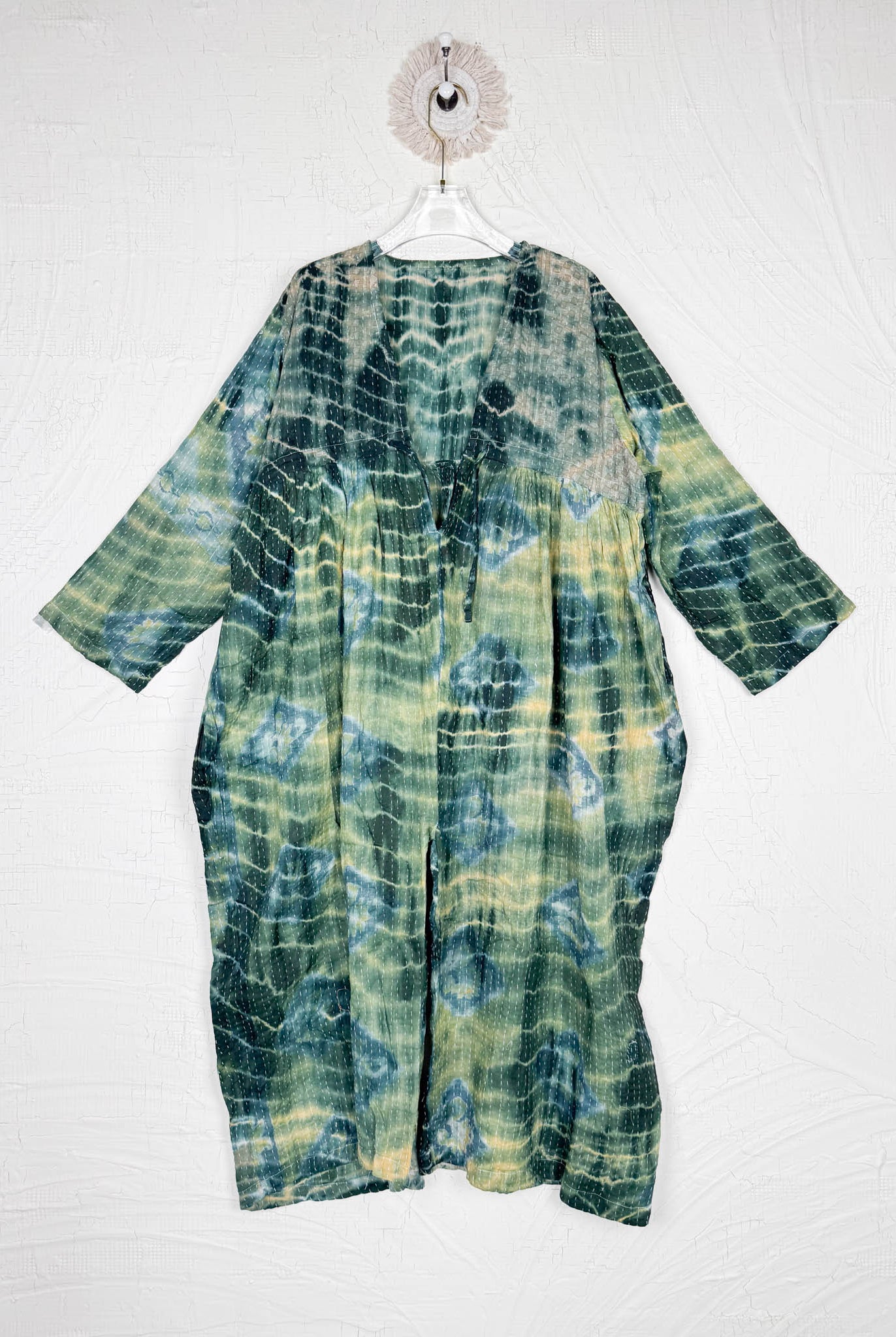 vintage kantha tie dye jumpsuit - Love Protect Sustain