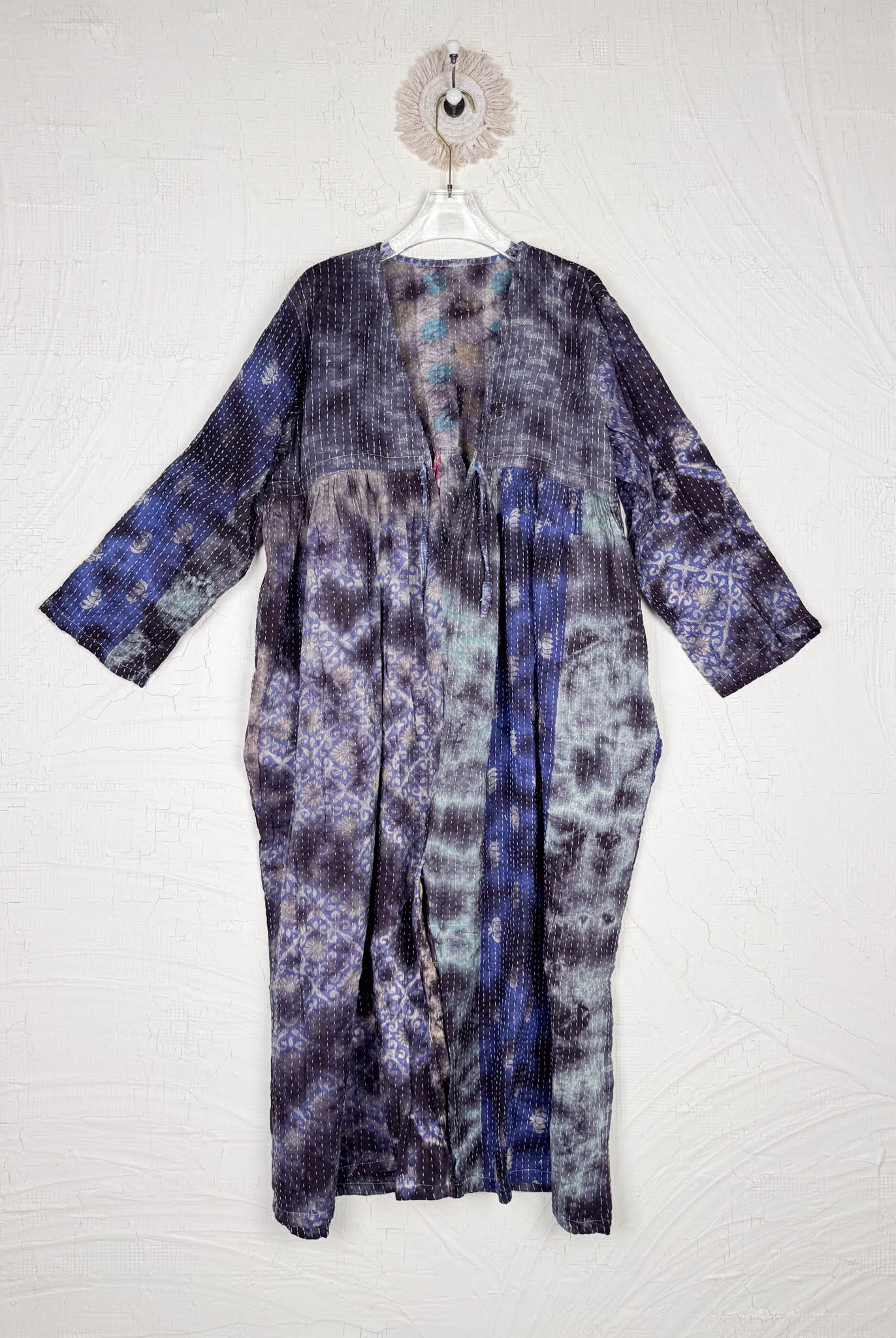 vintage kantha tie dye outfit - Love Protect Sustain